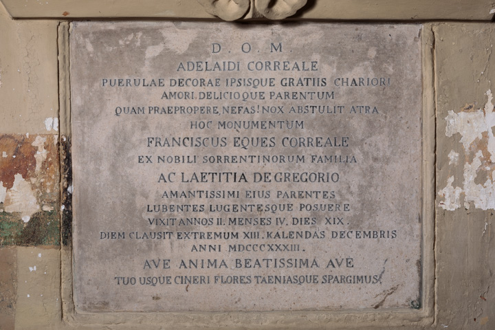 lapide - bottega Italia meridionale (XIX)