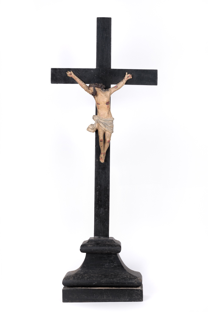 Cristo Crocifisso (croce d'altare) - bottega Italia centrale (XVIII-XIX)