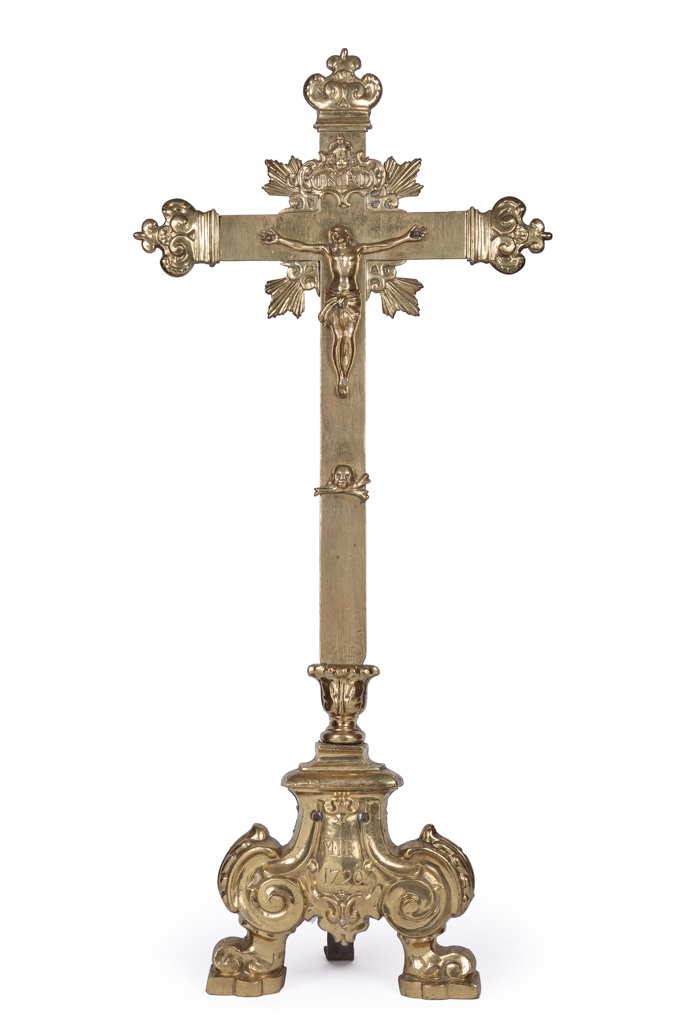 Cristo Crocifisso (croce d'altare) - bottega Italia centrale (XVIII)