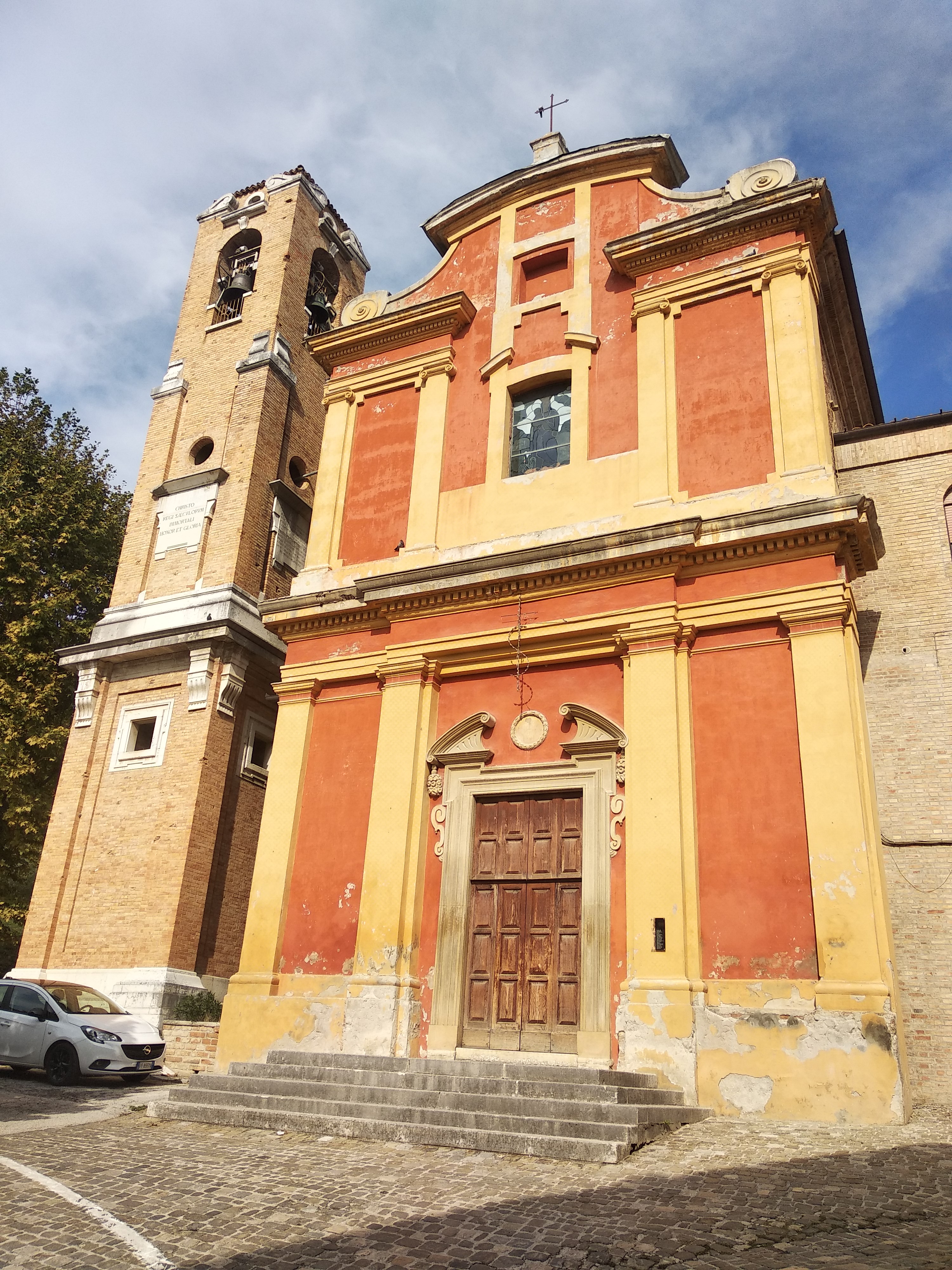 Chiesa di S. Pietro Celestino (chiesa, parrocchiale) - Colli al Metauro (PU)  (XVII, inizio)