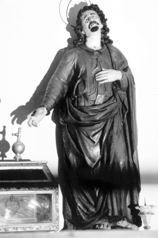 San Giovanni evangelista (statua) di Brudaglio Nicola Antonio (cerchia) (seconda metà sec. XVIII)