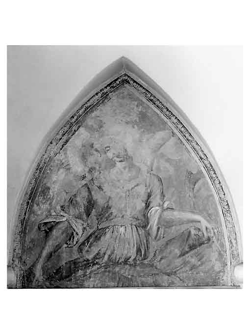 angeli con i simboli della passione (dipinto, serie) - bottega pugliese (metà sec. XVII)