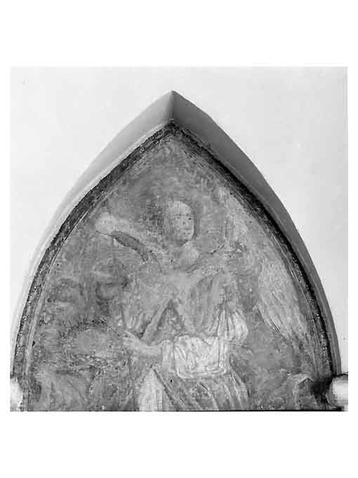 angeli con i simboli della passione (dipinto, serie) - bottega pugliese (metà sec. XVII)