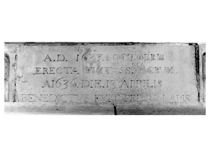 lapide - bottega pugliese (sec. XVII)