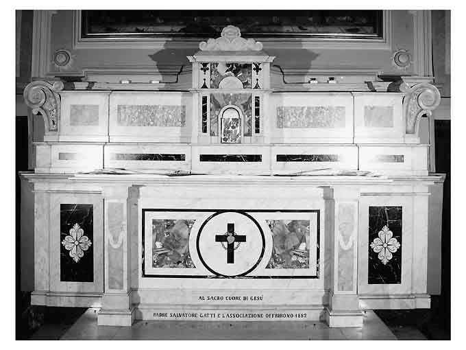 altare maggiore - bottega pugliese (sec. XIX)