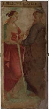 Santa Maria Maddalena, San Paolo (dipinto, elemento d'insieme) di Tiberio d'Assisi (attribuito) (prima metà sec. XVI)