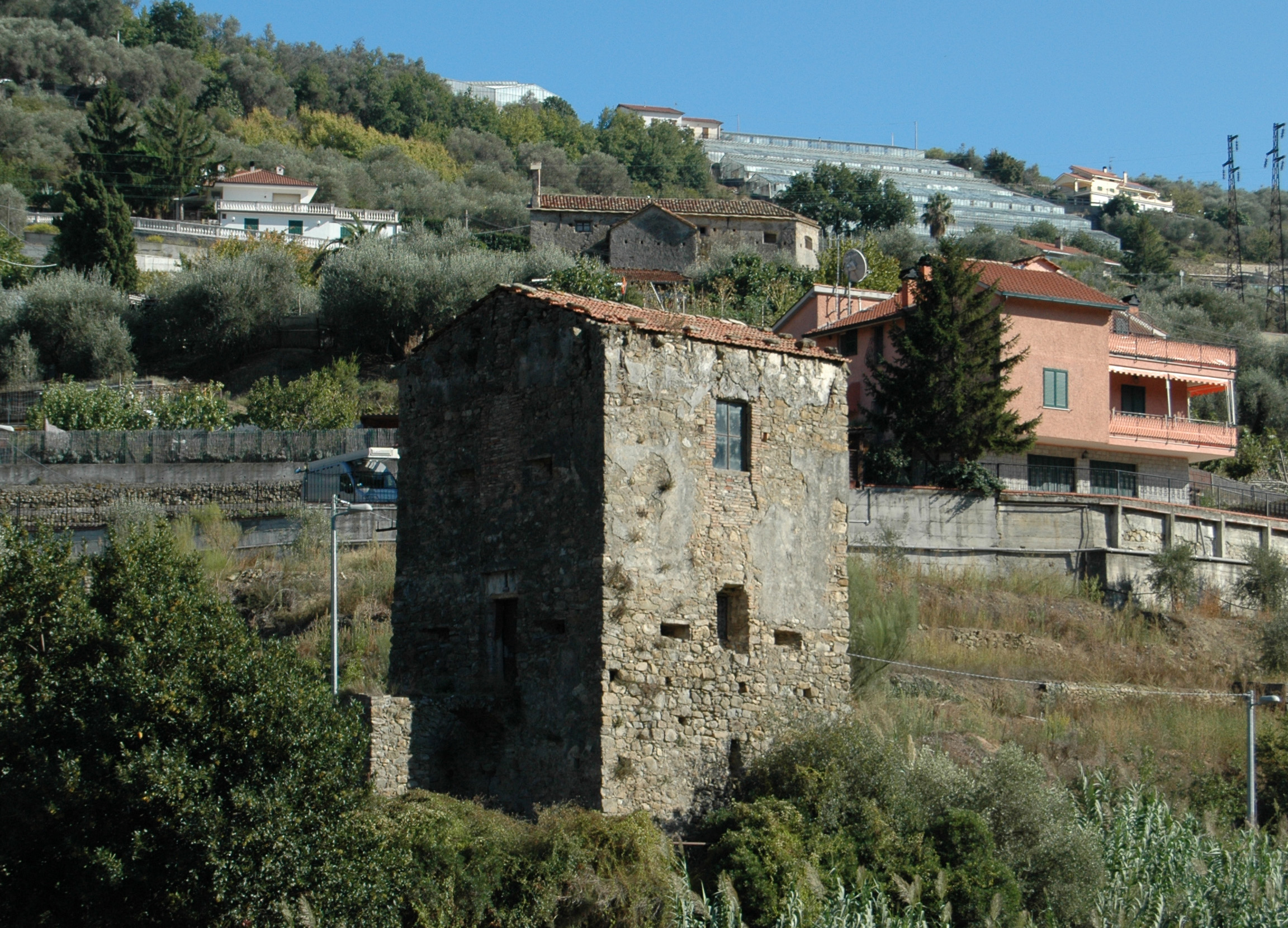 Antica torre di difesa (torre, di avvistamento) - Vallecrosia (IM)  (XIV)