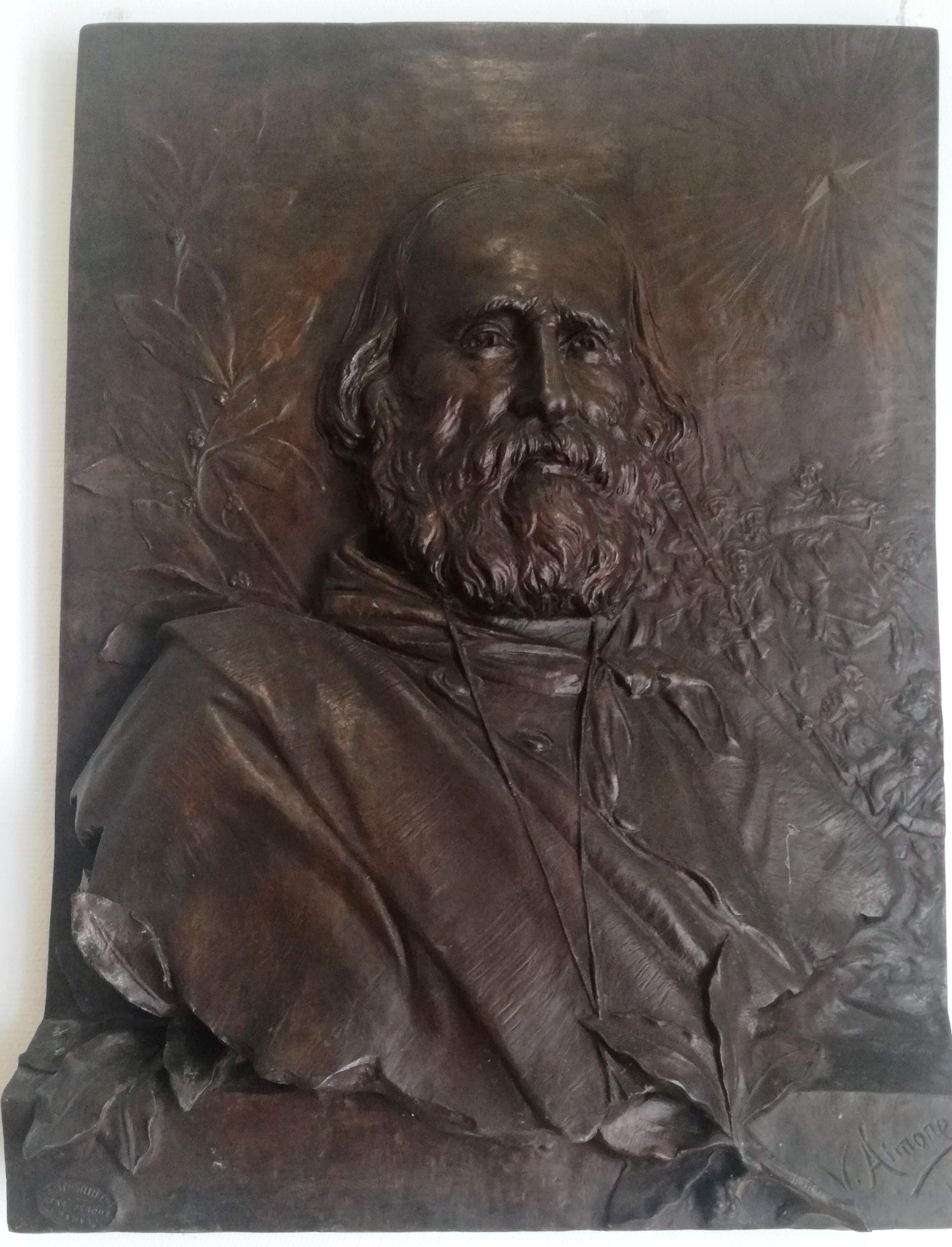 targa commemorativa di Victor Aimone (attribuito) (fine XIX)