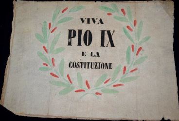 Viva pio ix e la costituzione (manifesto)
