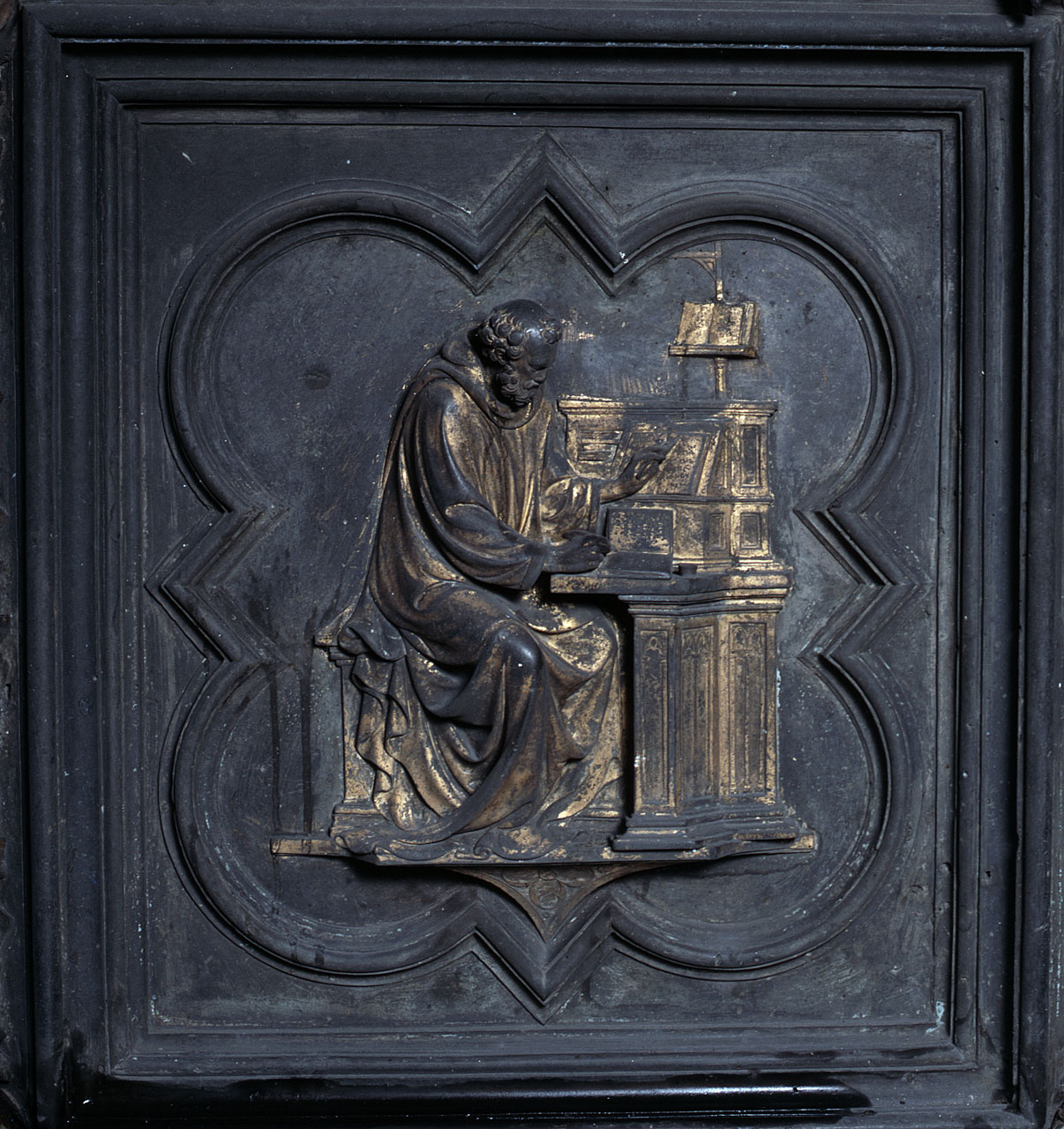 San Girolamo (formella) di Ghiberti Lorenzo (sec. XV)