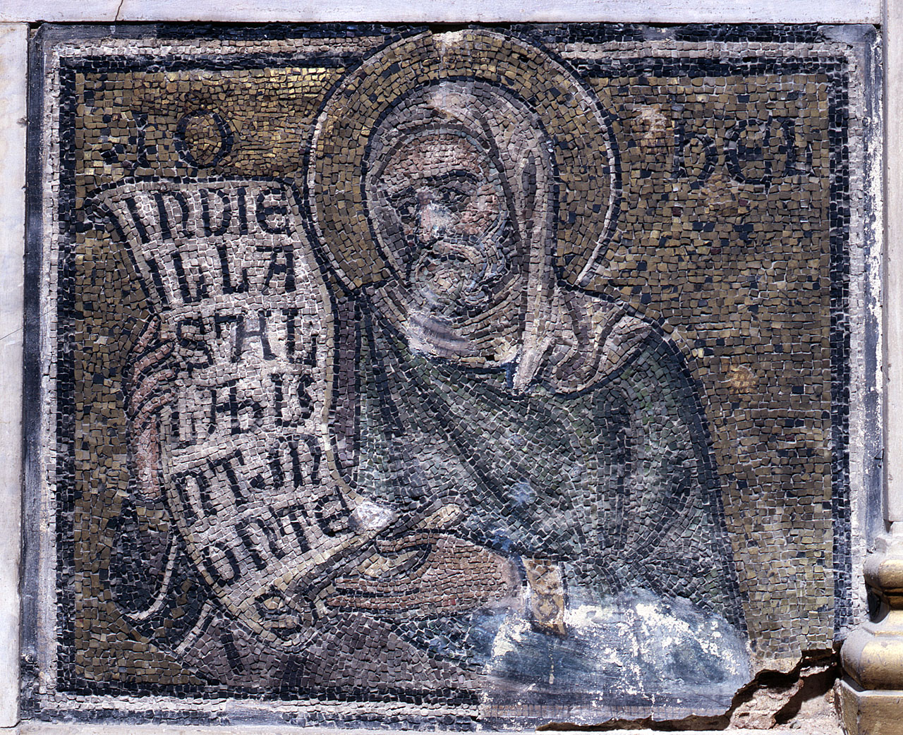 Gioele (decorazione musiva) di Gaddi Gaddo (attribuito) (sec. XIV)