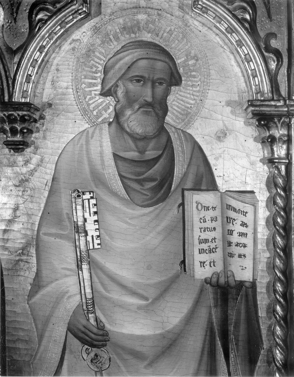 San Benedetto (?) e San Pietro (scomparto di trittico) di Gaddi Agnolo (sec. XIV)