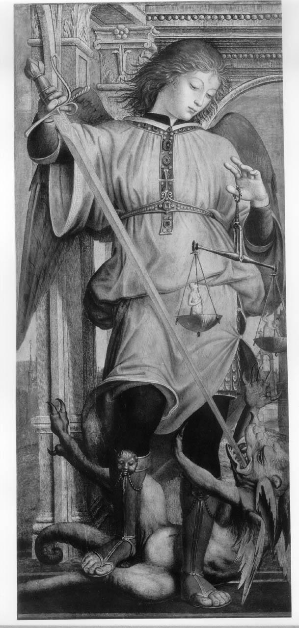 San Michele Arcangelo (dipinto) di Zenale Bernardo (sec. XV)