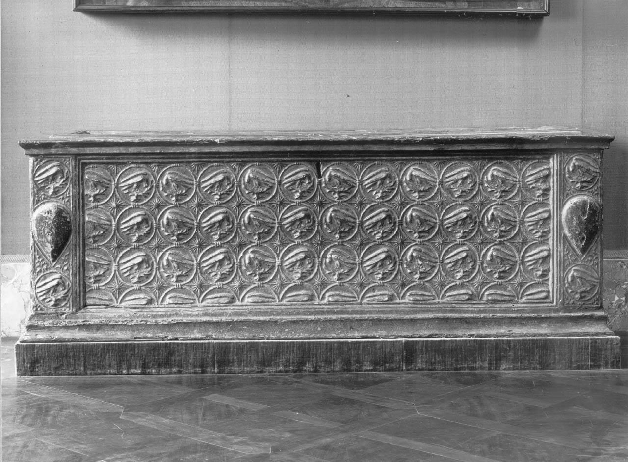 cassone, serie - manifattura toscana (primo quarto sec. XV)