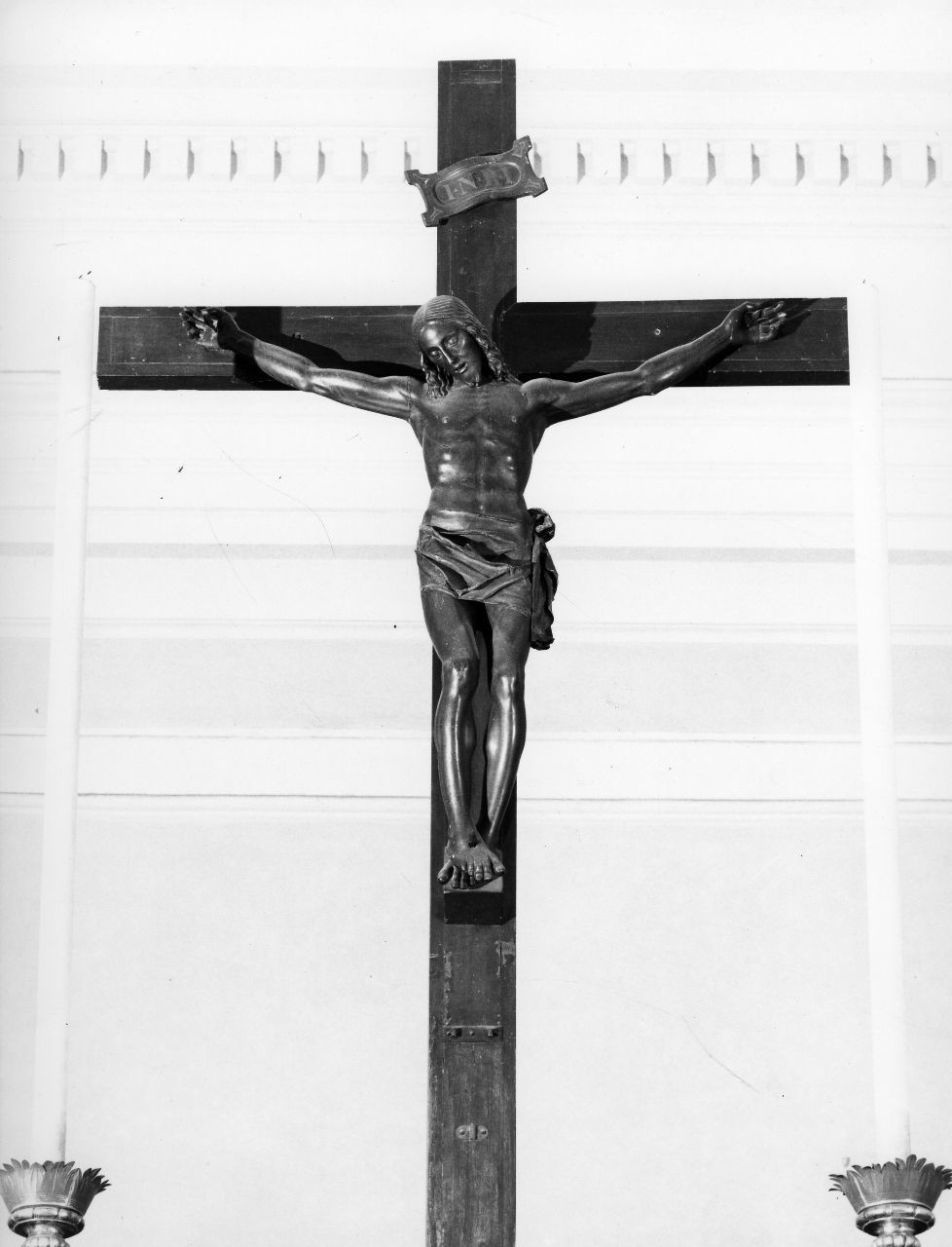 Cristo crocifisso (crocifisso) di Bugiardini Giuliano (sec. XVI)