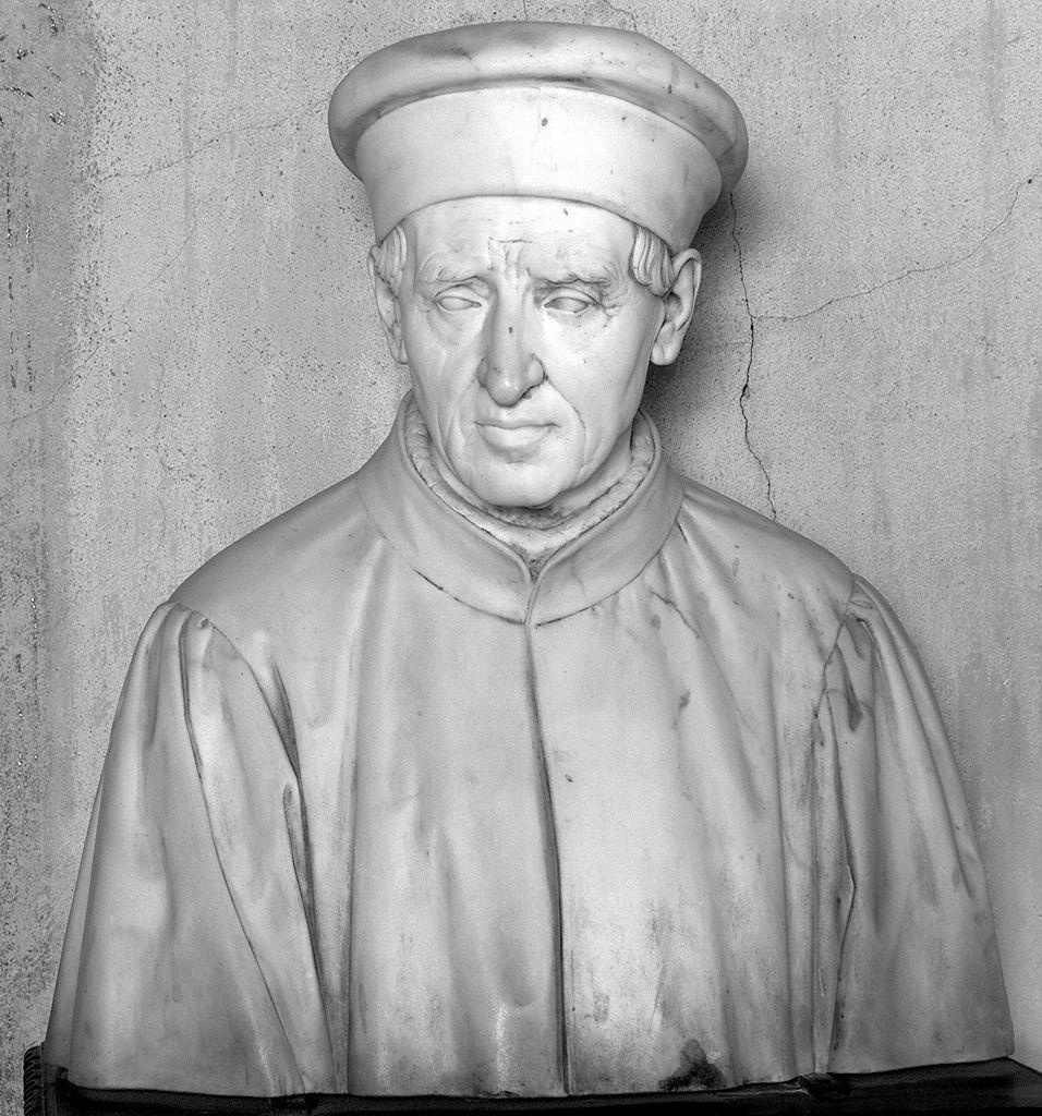 busto di Cosimo il Vecchio de' Medici, busto ritratto d'uomo (scultura) di Magi Luigi (sec. XIX)