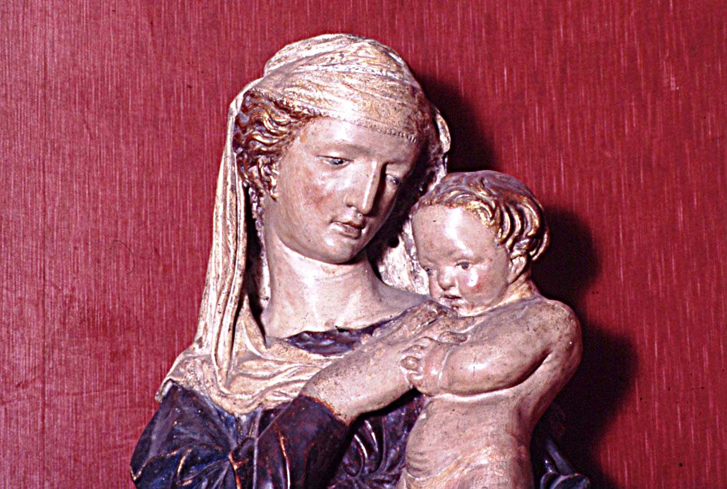 Madonna con Bambino (scultura) di Nanni di Bartolo detto Rosso (attribuito) (primo quarto sec. XV)