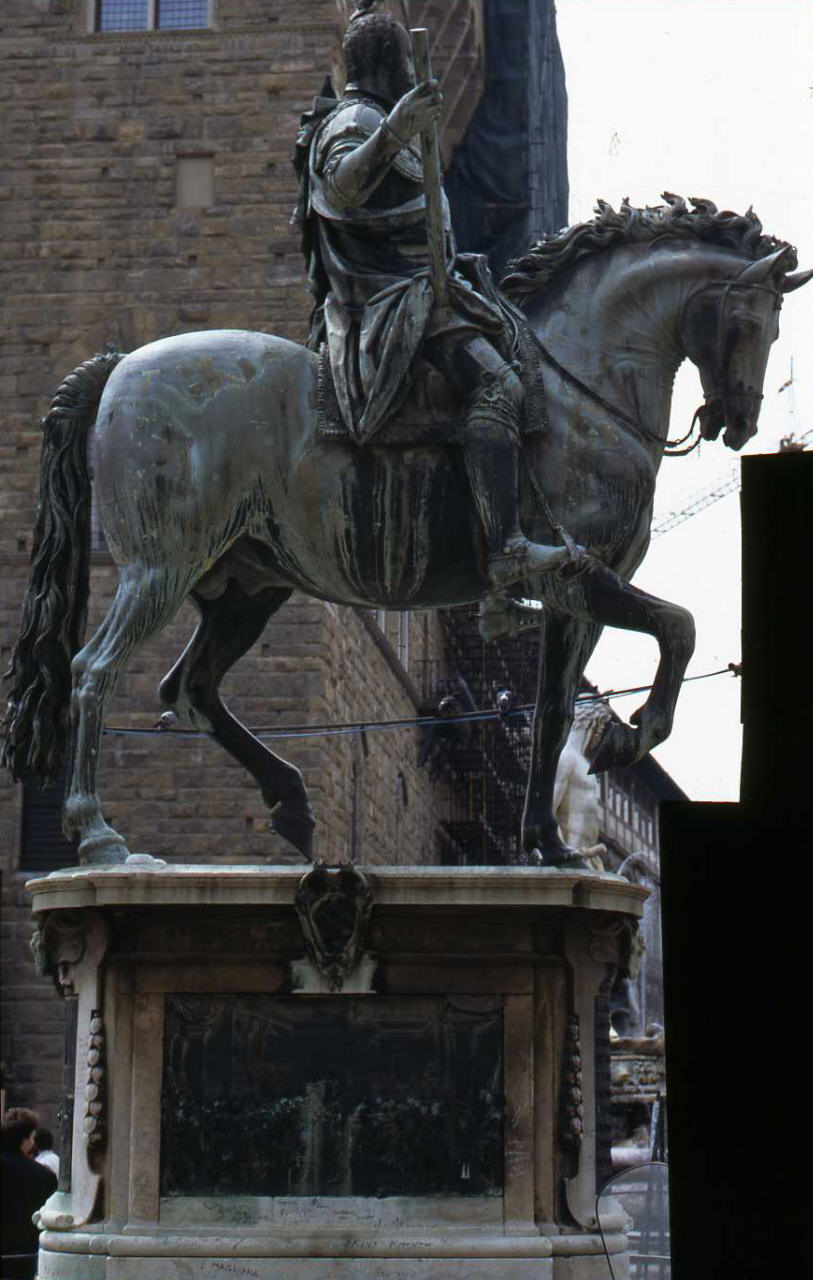 monumento equestre, opera isolata di Jean de Boulogne detto Giambologna (ultimo quarto sec. XVI)