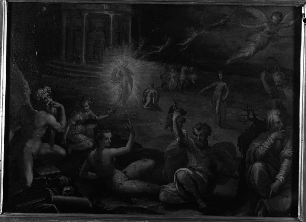 Casa del Sole (dipinto) di Morandini Francesco detto Poppi (ultimo quarto sec. XVI)