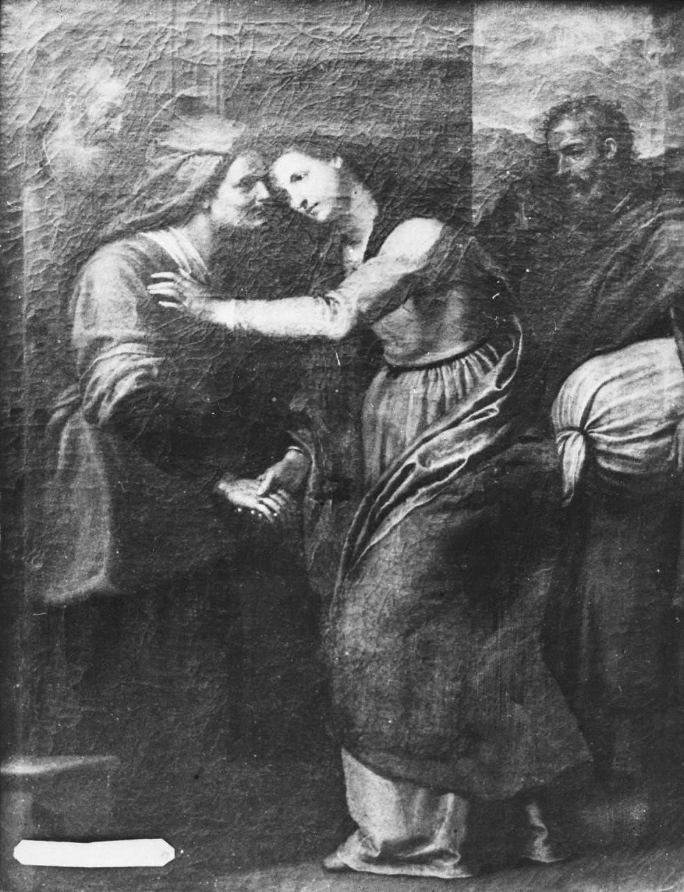 visitazione (dipinto) di Gamberucci Cosimo (attribuito) (inizio sec. XVII)