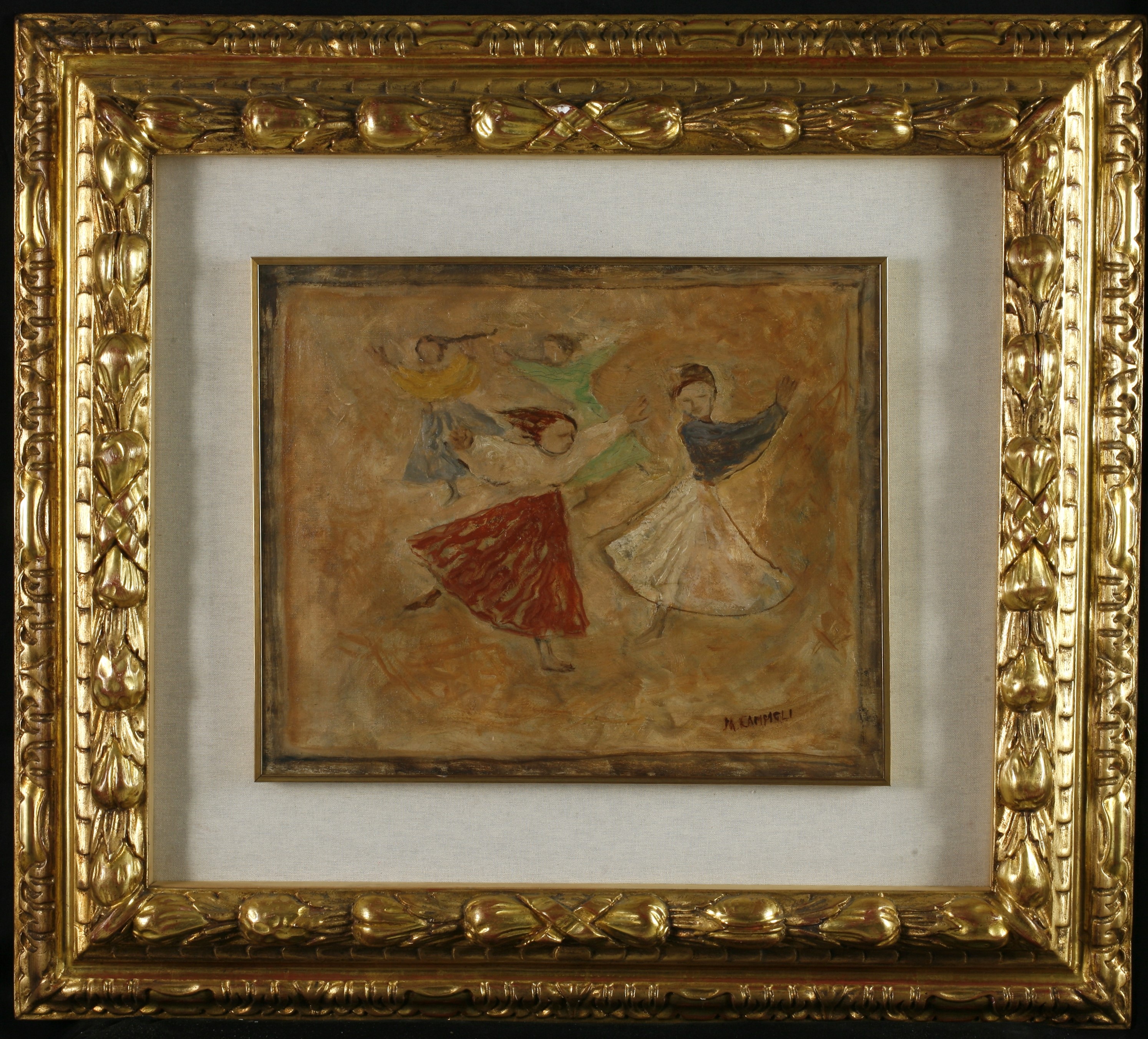 Ballerine, Ballerine (dipinto, opera isolata) di Campigli Massimo - ambito Europa occidentale (prima metà XX)