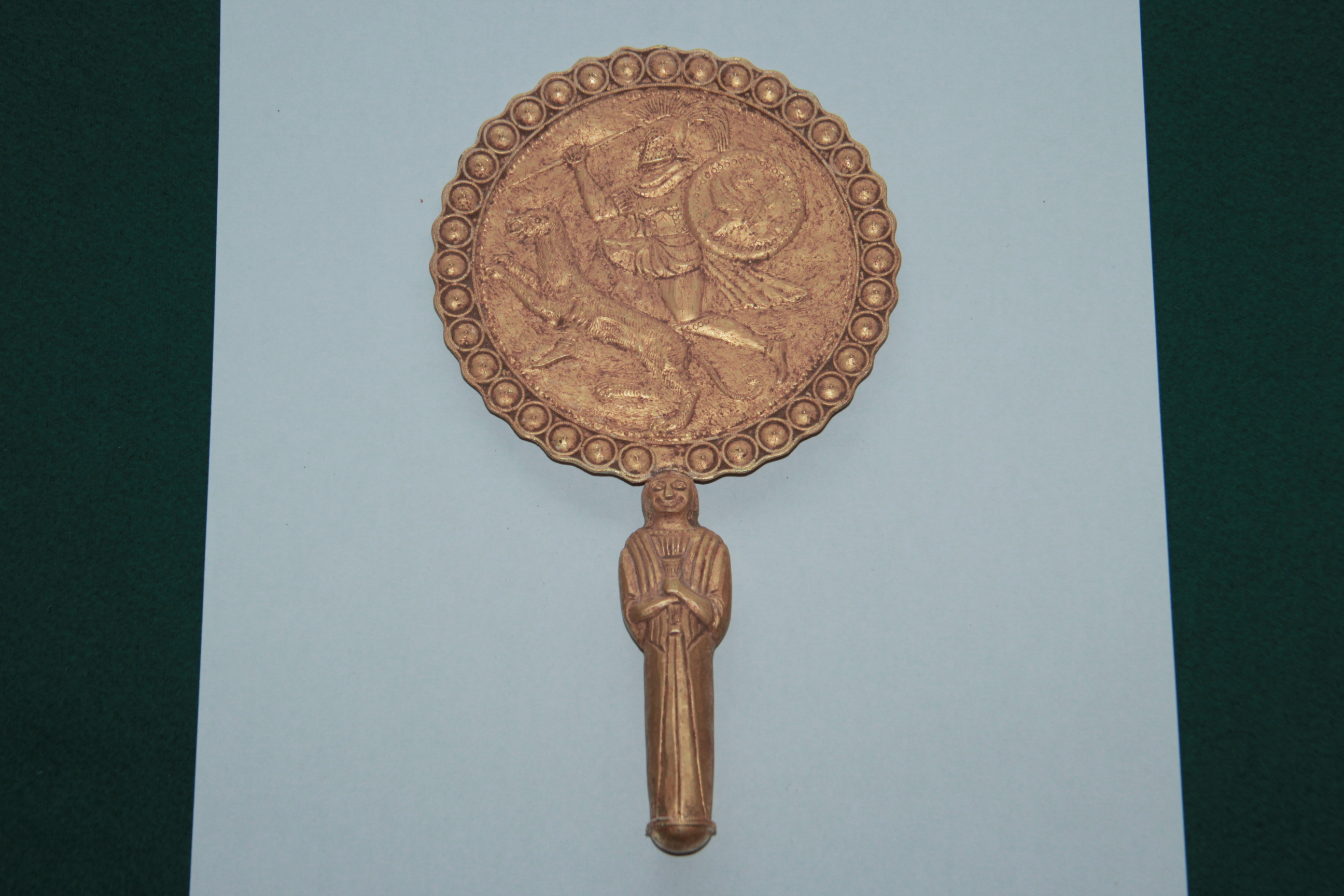 specchio, opera isolata - ambito pugliese (seconda metà XIX)