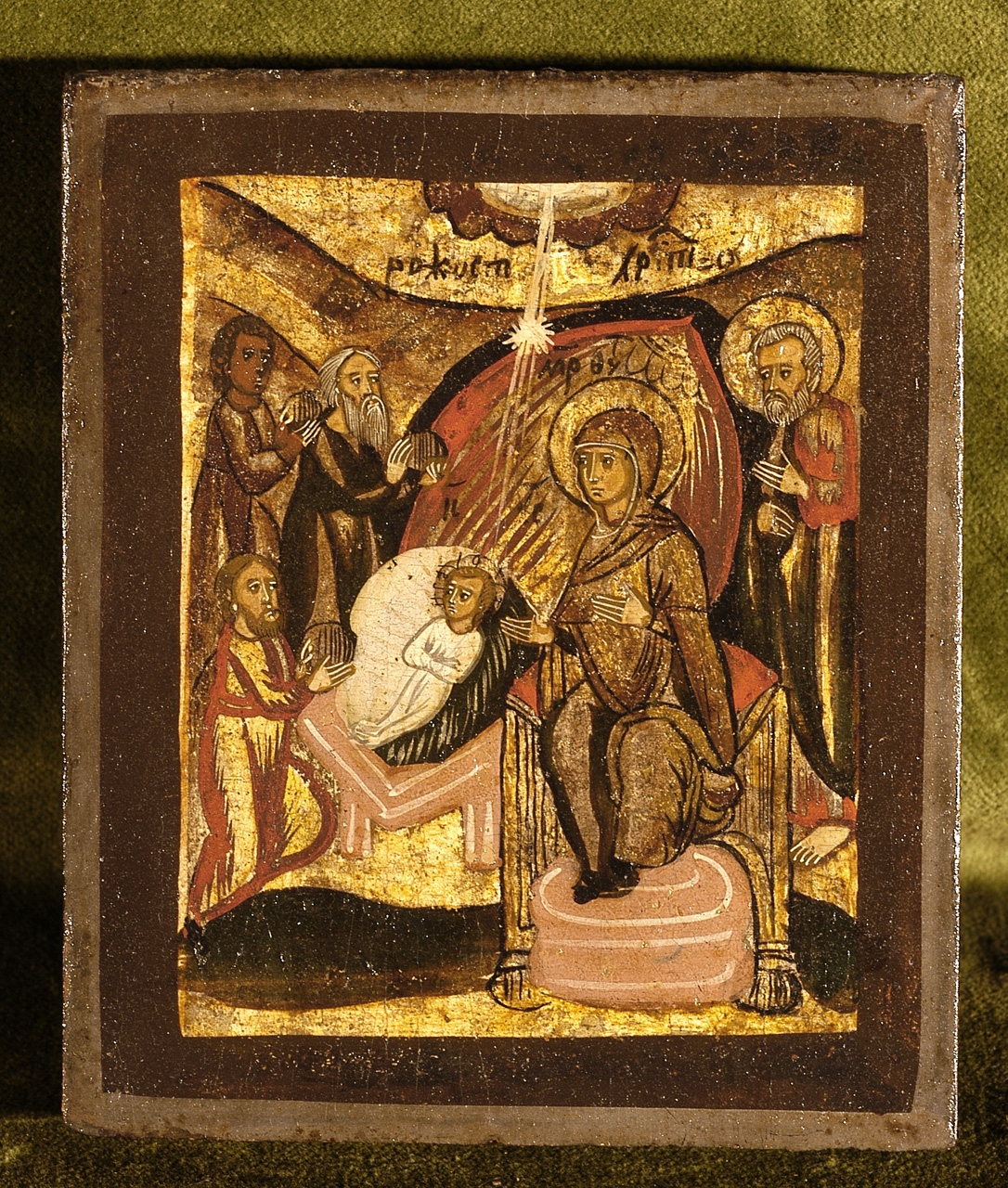 Natale di Cristo, Adorazione dei Re Magi (icona) - ambito moscovita (secondo quarto sec. XVIII)