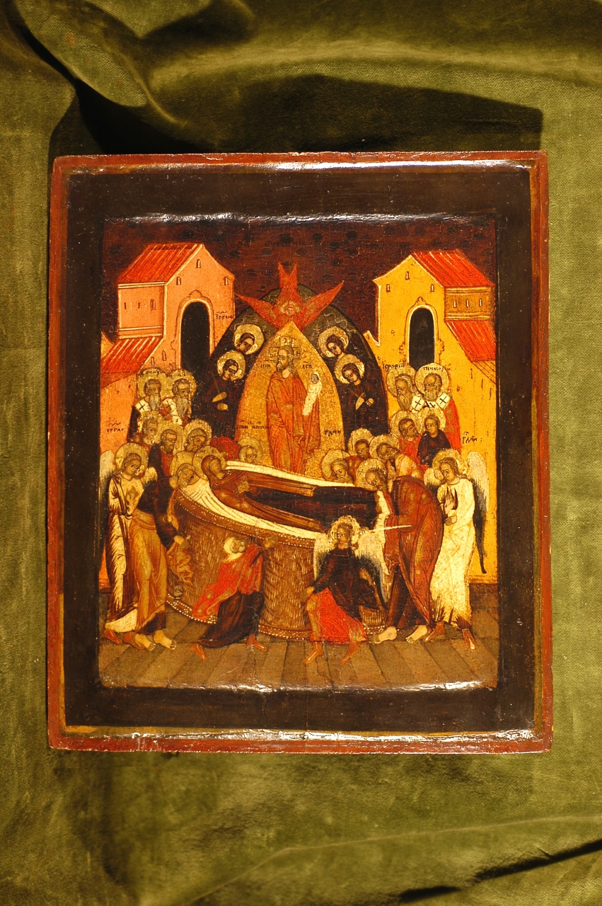 Dormizione della Madre di Dio, transito della Madonna (icona) - ambito moscovita (secondo quarto sec. XVIII)