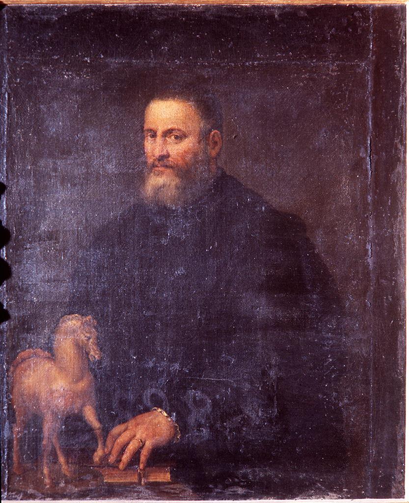 ritratto di Cosimo Bartoli (dipinto) di Vecellio Tiziano (scuola) (prima metà sec. XVI)