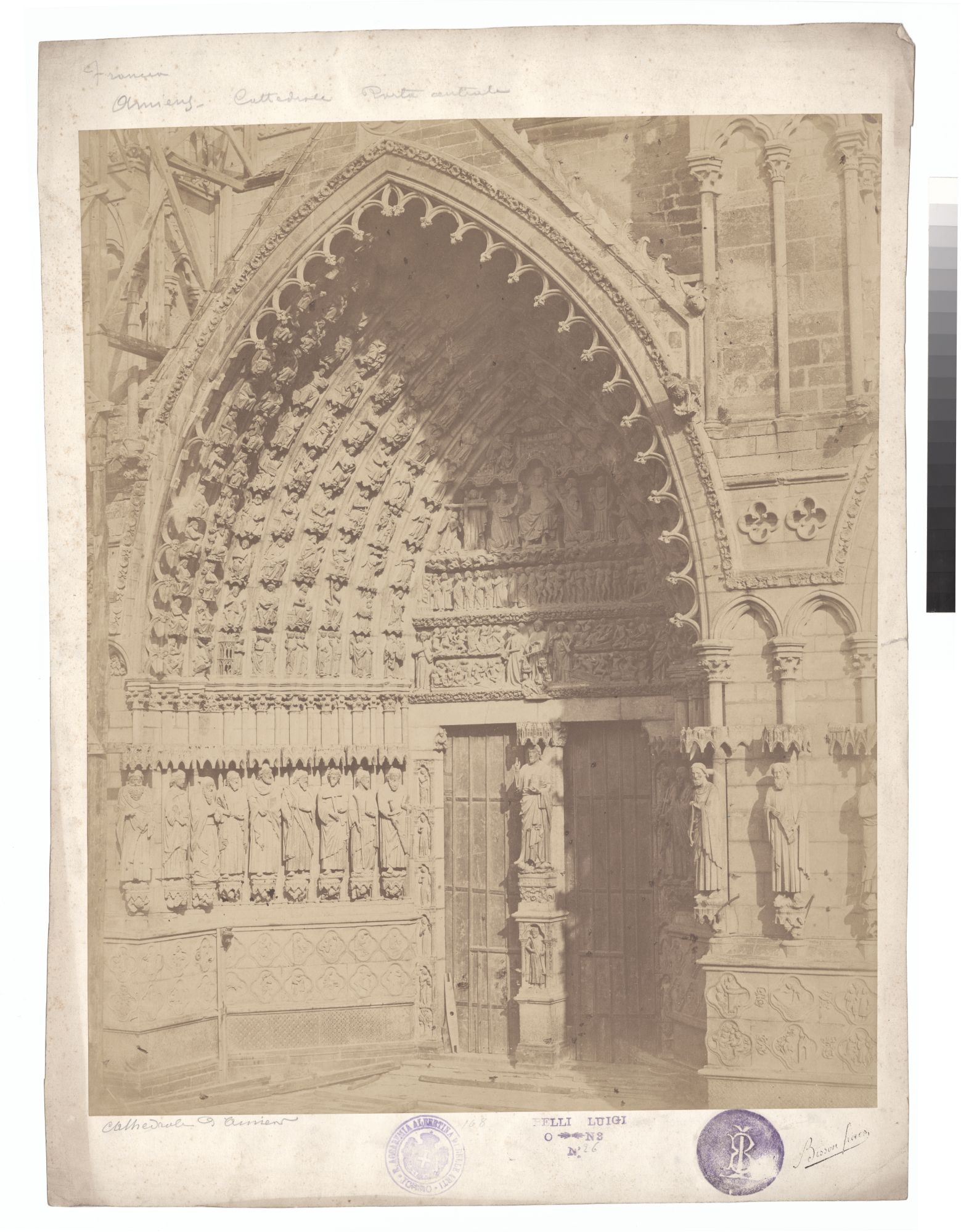 Bisson frères - Bisson, Louis-Auguste - Bisson, Auguste-Rosalie - Architettura gotica - Cattedrali gotiche - Edifici di culto cattolico - Amiens - Cattedrale (positivo) di Frères Bisson (metà XIX)