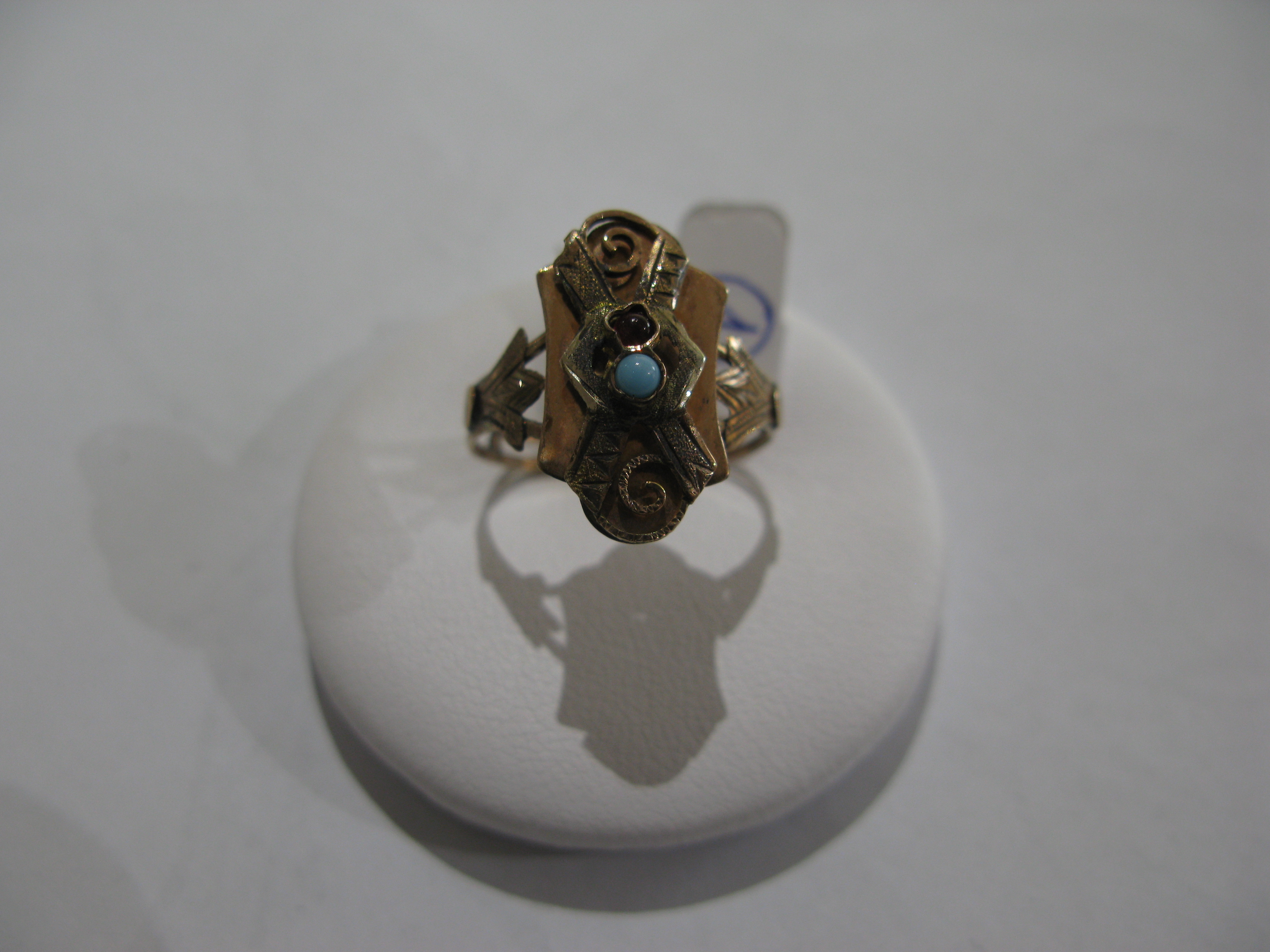 anello - a spola, opera isolata - bottega Italia meridionale (fine/ inizio XIX/ XX)