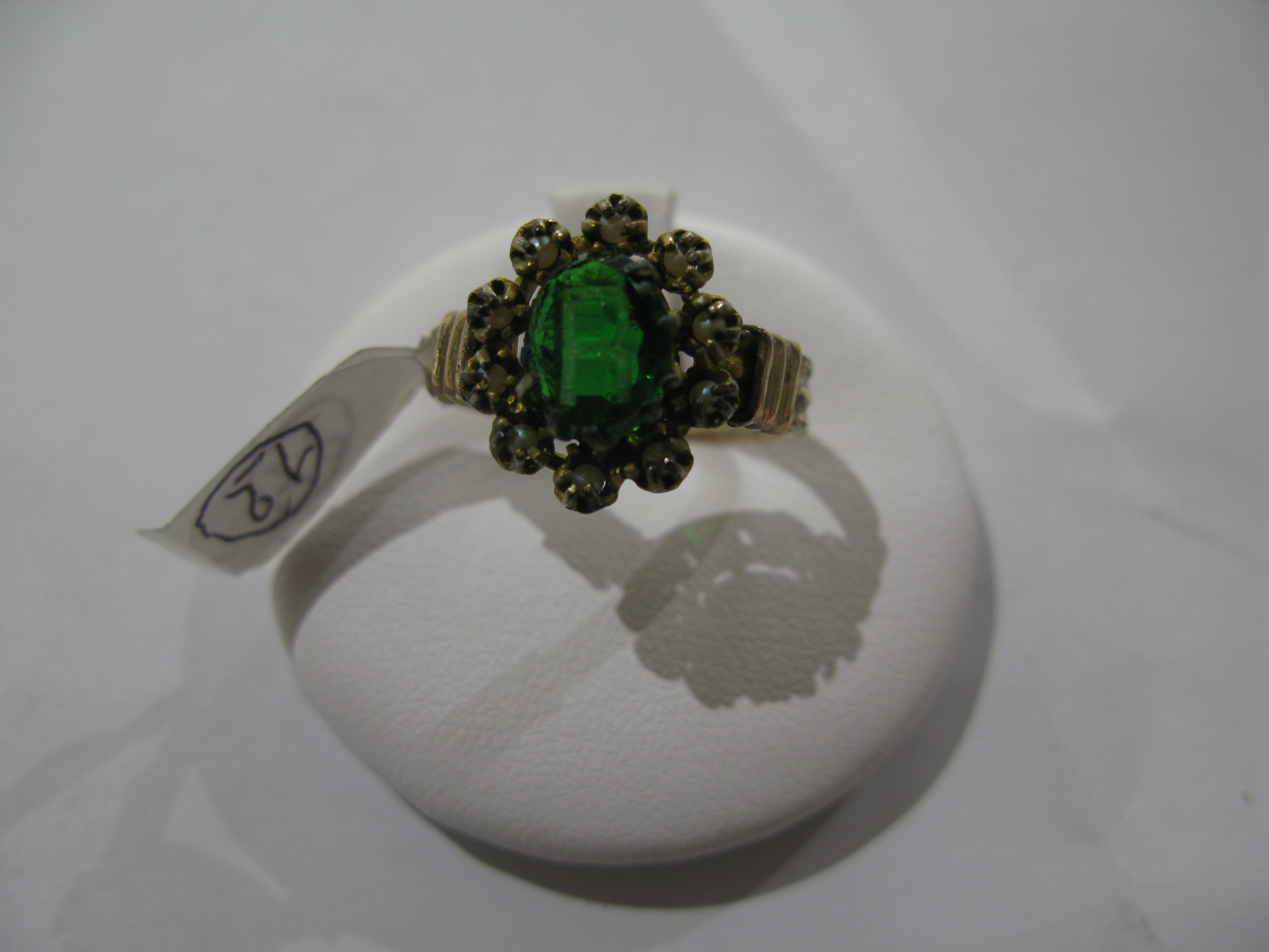 anello - a fiore, opera isolata - bottega Italia meridionale (fine XIX)
