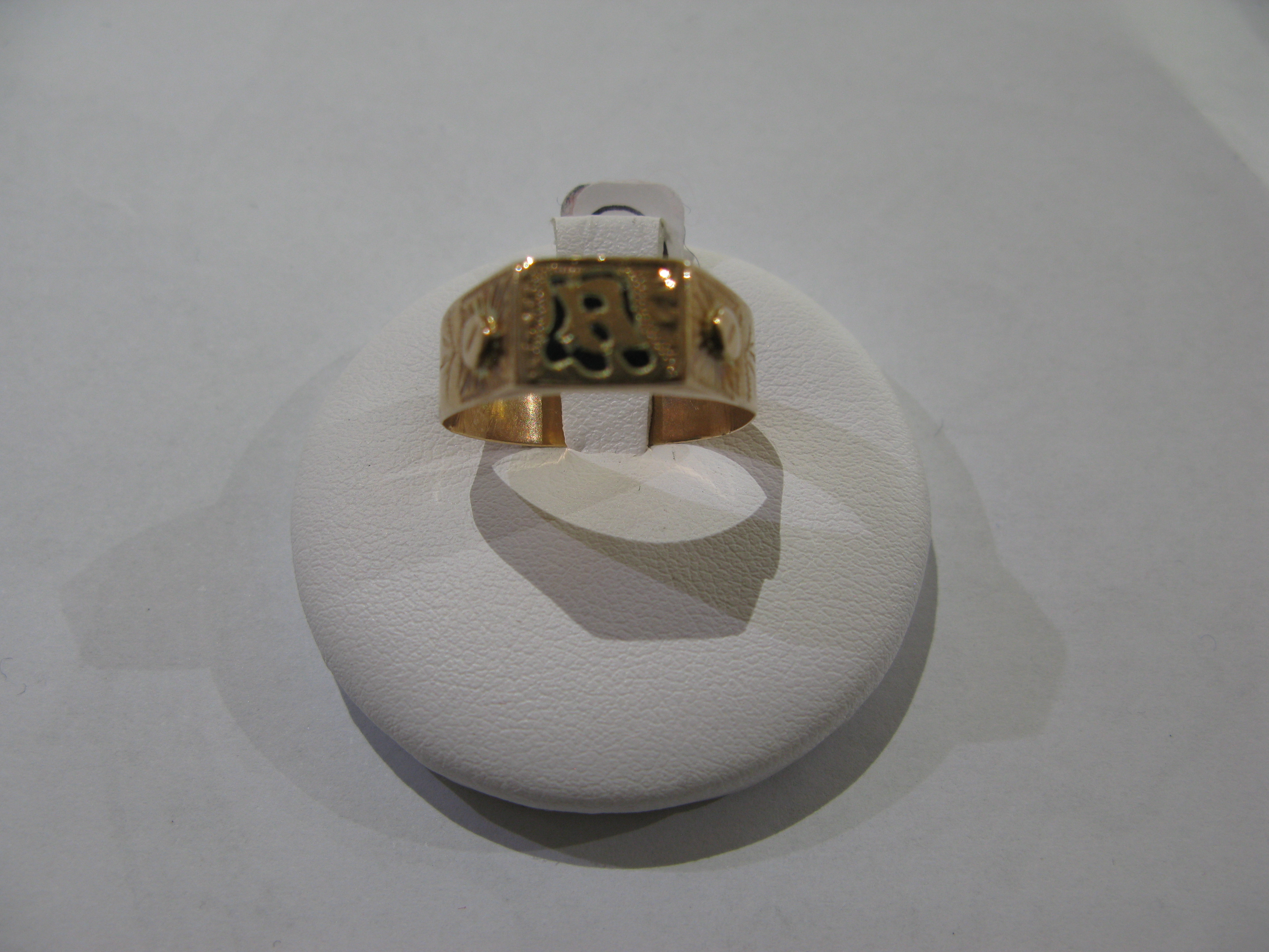 anello - a libro, opera isolata - bottega Italia meridionale (fine/ inizio XIX/ XX)