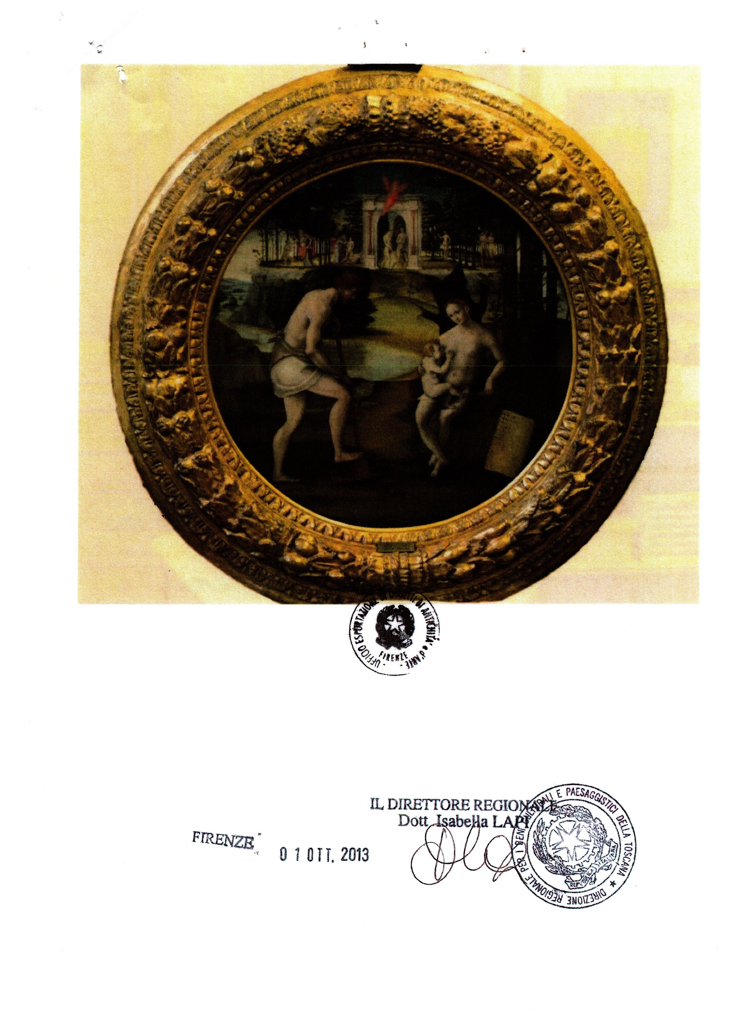 I Progenitori (dipinto) di Piero di Cosimo (attribuito) (primo quarto XVI)