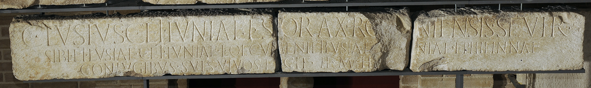 epigrafe di monumento funerario (sec. I d.C)