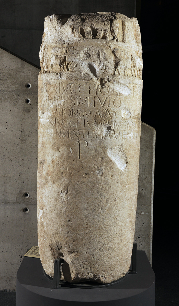 cippo funerario (sec. I a.C)