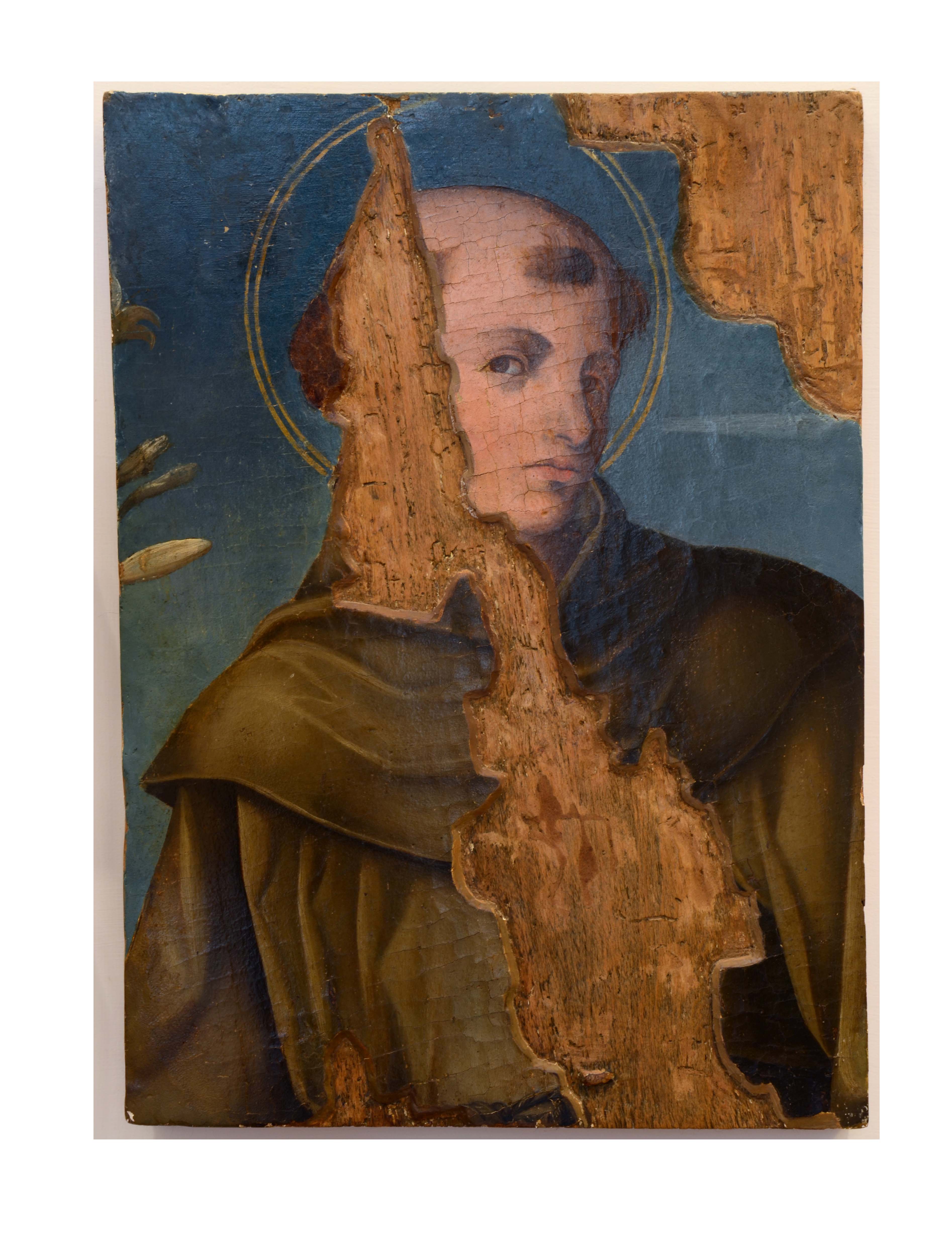 Sant'Antonio da Padova, Sant'Antonio da Padova (dipinto) di Ierace Severo - ambito napoletano (prima metà XVI)