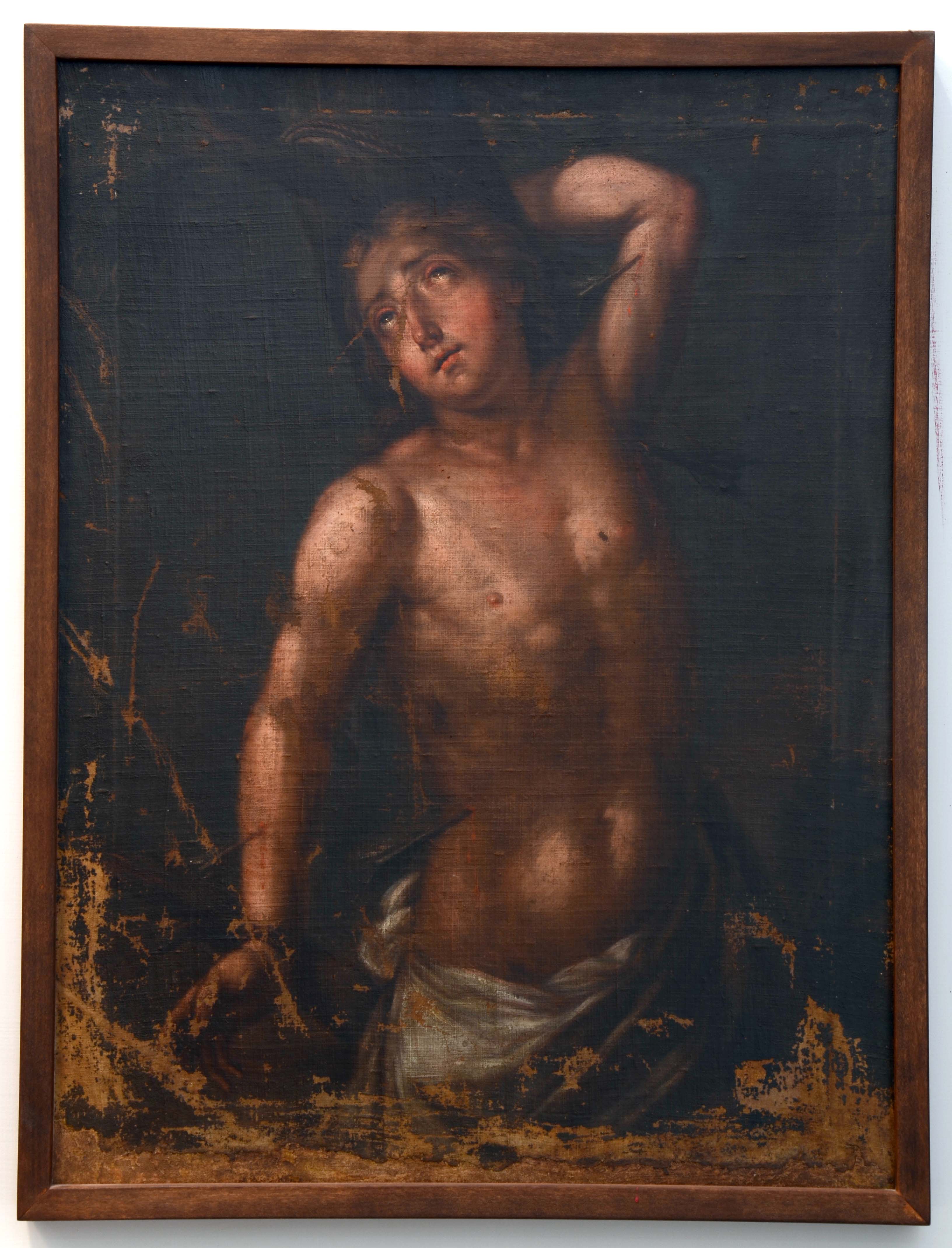 San Sebastiano, San Sebastiano (dipinto) di Ignoto (bottega) - ambito napoletano (seconda metà XVI)