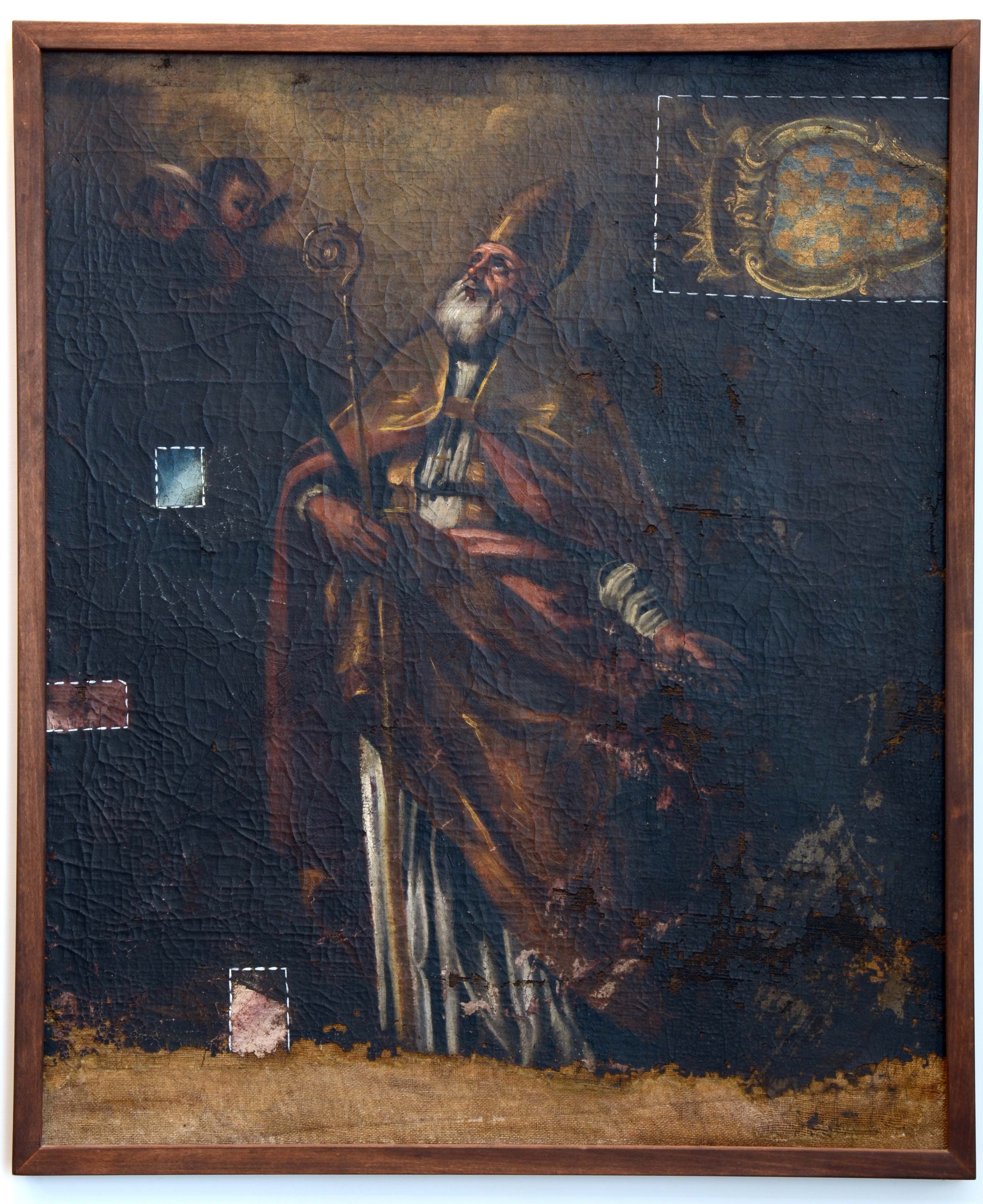 San Biagio, San Biagio (dipinto) di Giuseppe Simonelli (attribuito) - ambito napoletano (fine/ inizio XVII-XVIII)