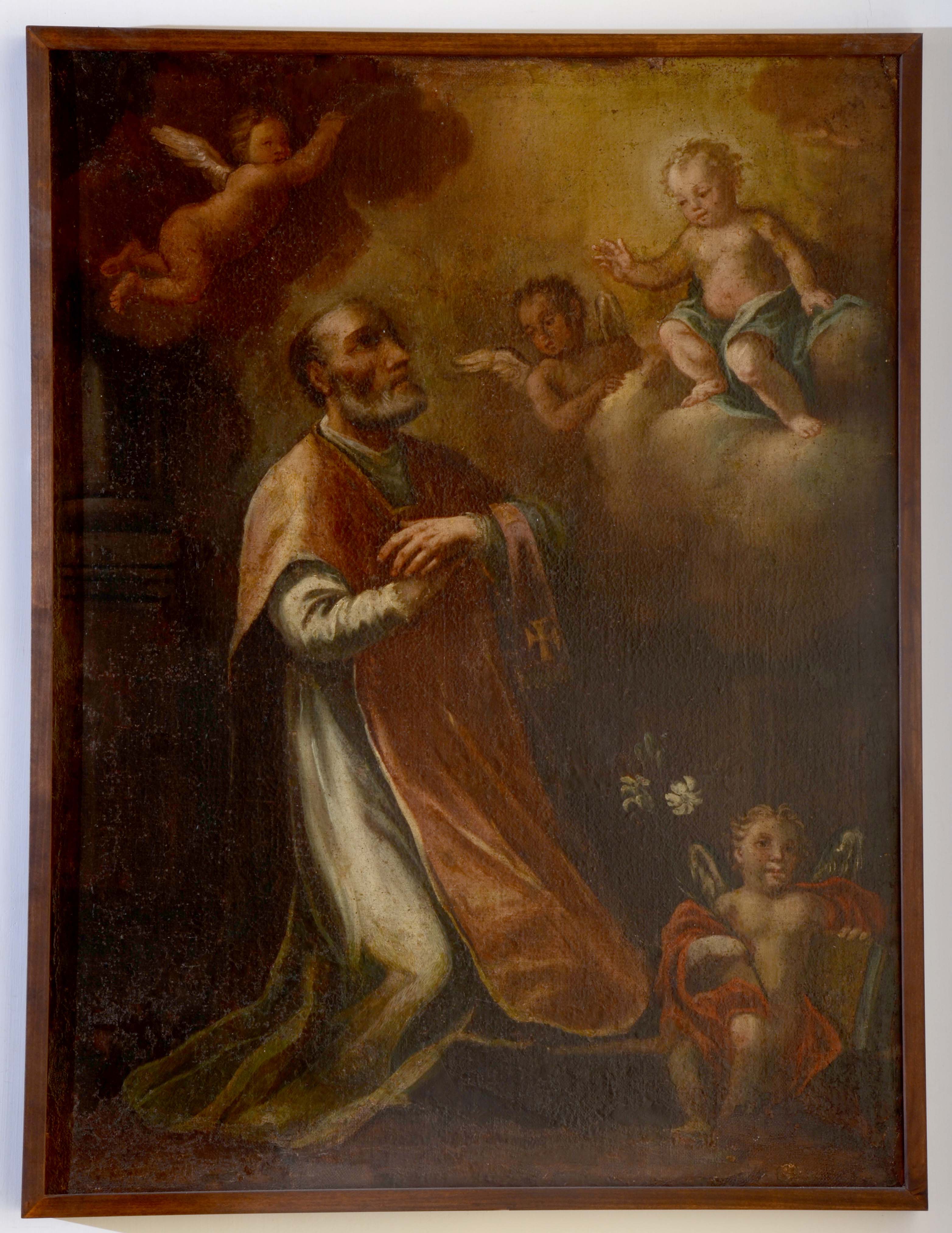Visione di San Filippo Neri, Visione di San Filippo Neri (dipinto) di ignoto pittore meridionale (attribuito) - ambito napoletano (seconda metà XVIII)