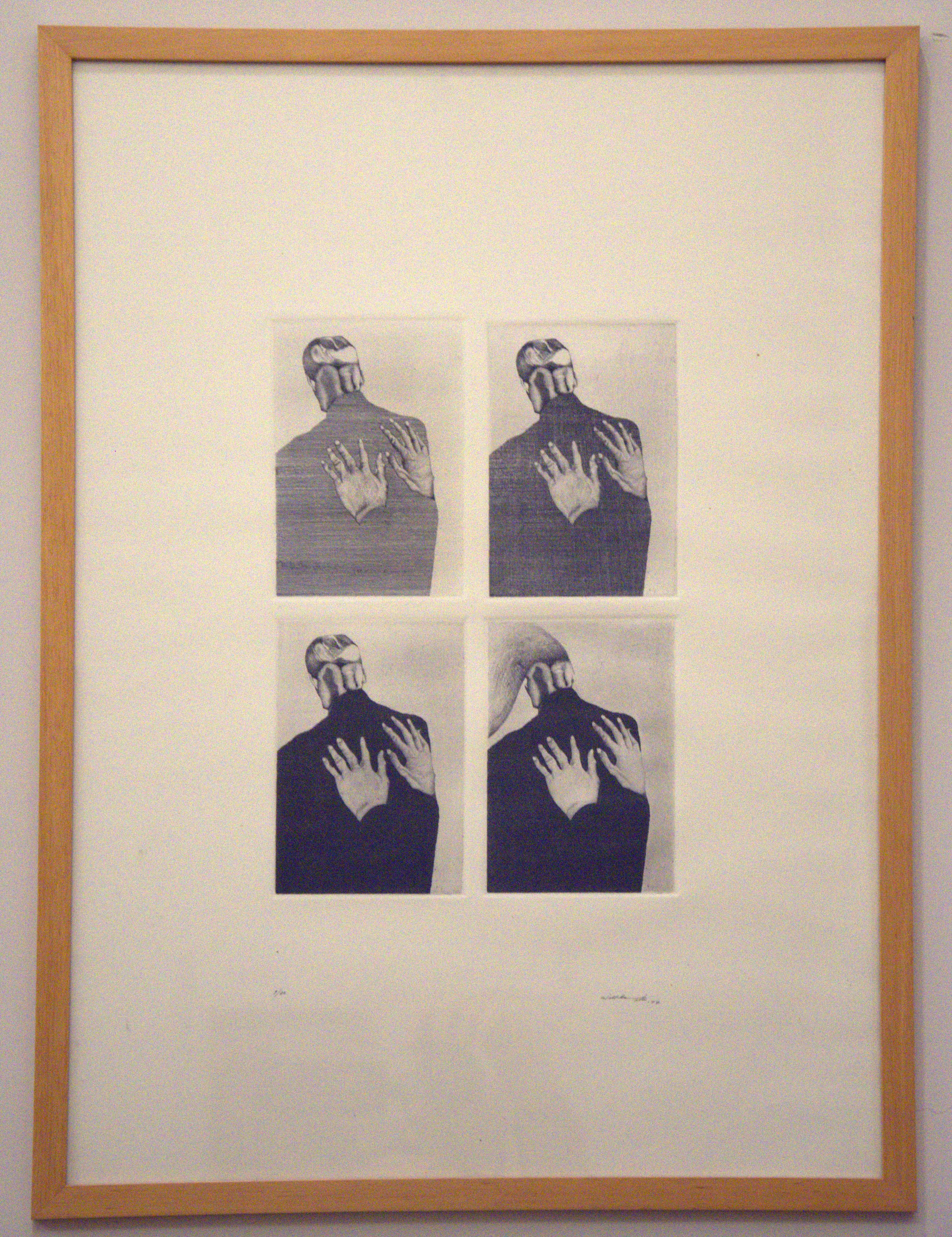 Druck I (Con pressione), Druck I (Con pressione) (dipinto) di Peter Willburger - ambito amalfitano (seconda metà XX)