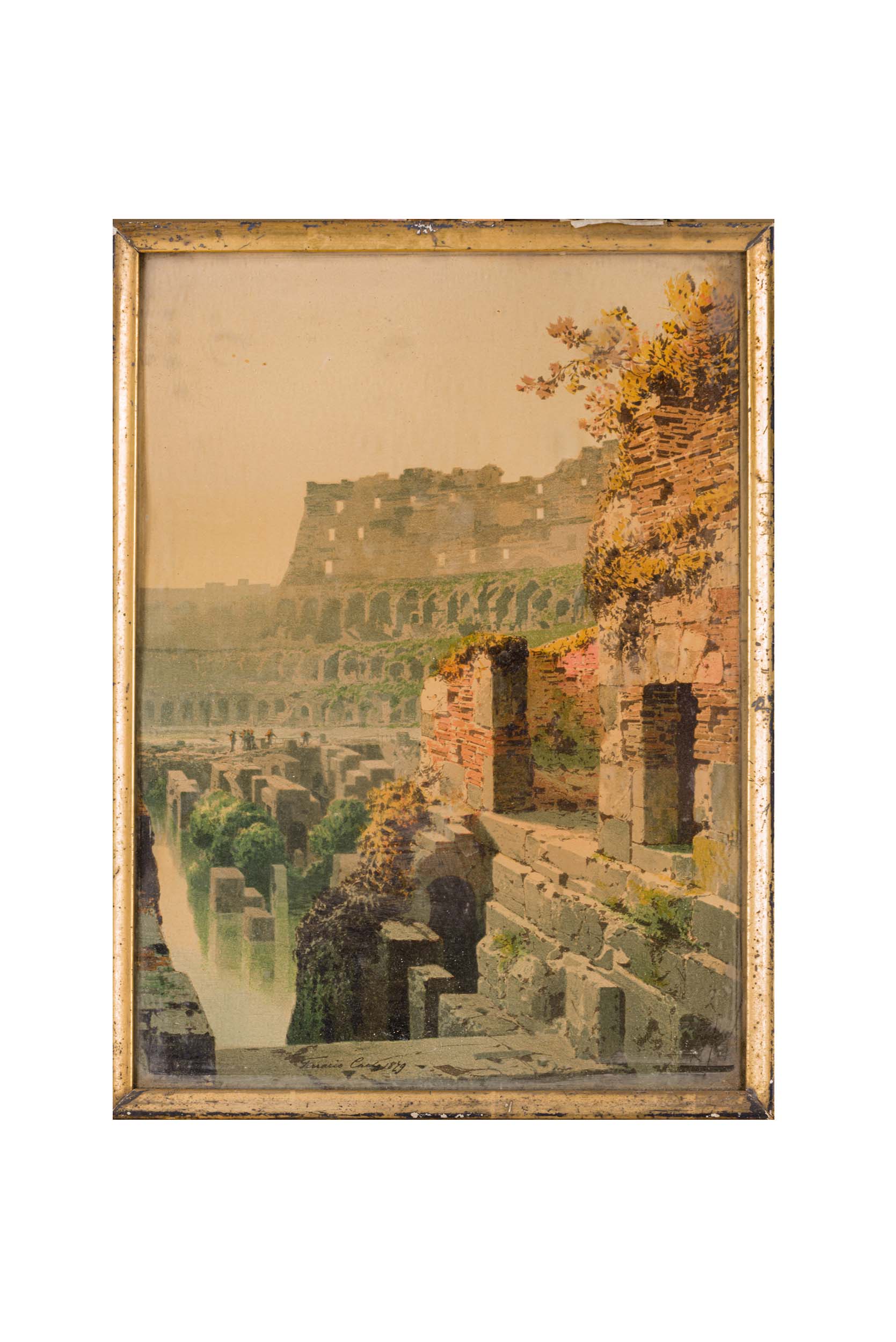 Il Colosseo, Il Colosseo (dipinto) di Carlo Ferrario (attribuito) - ambito italiano (XIX)