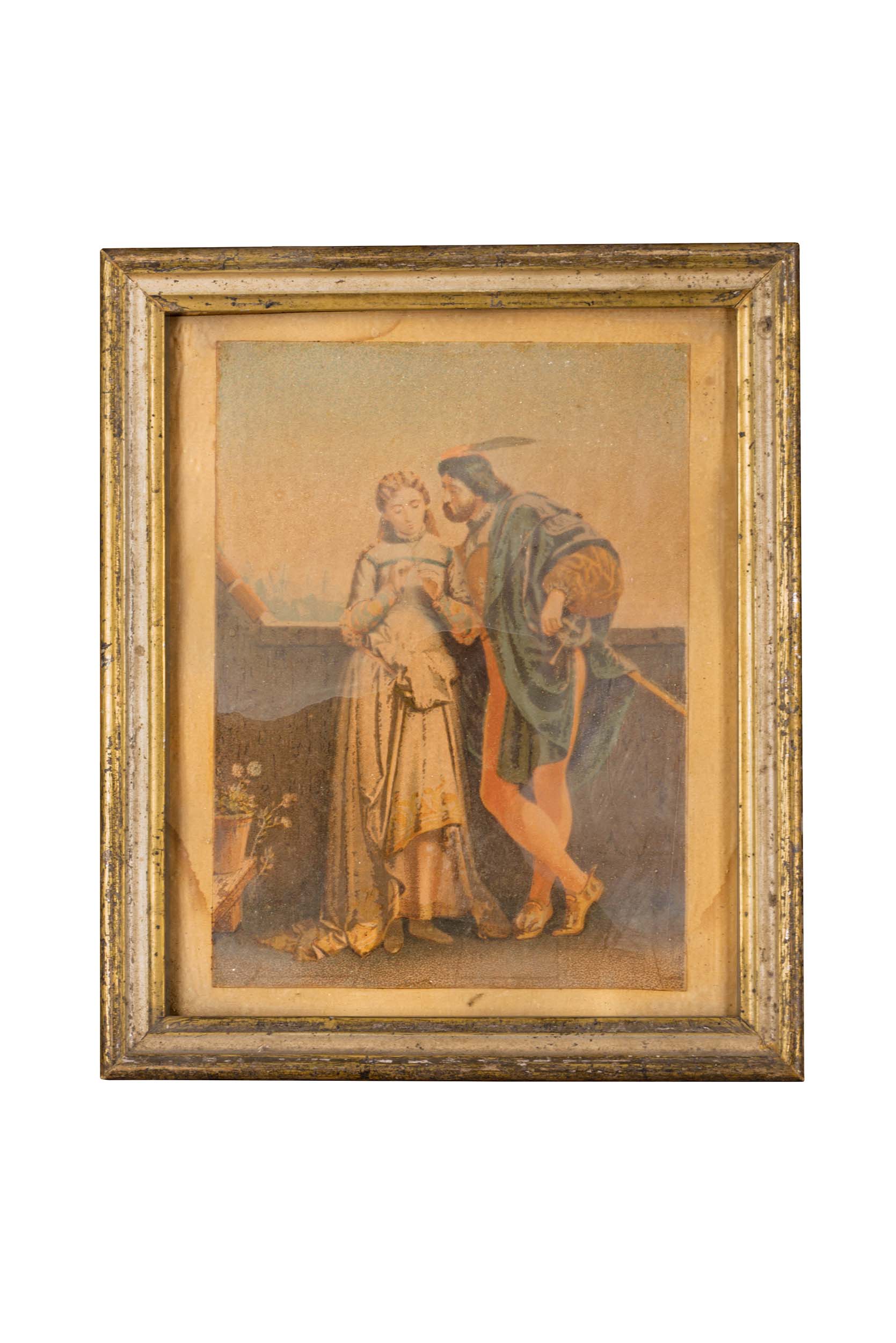 Fausto e Margherita, Fausto e Margherita (dipinto) di ignoto di ambito campano (attribuito) - ambito campano (prima metà XX)