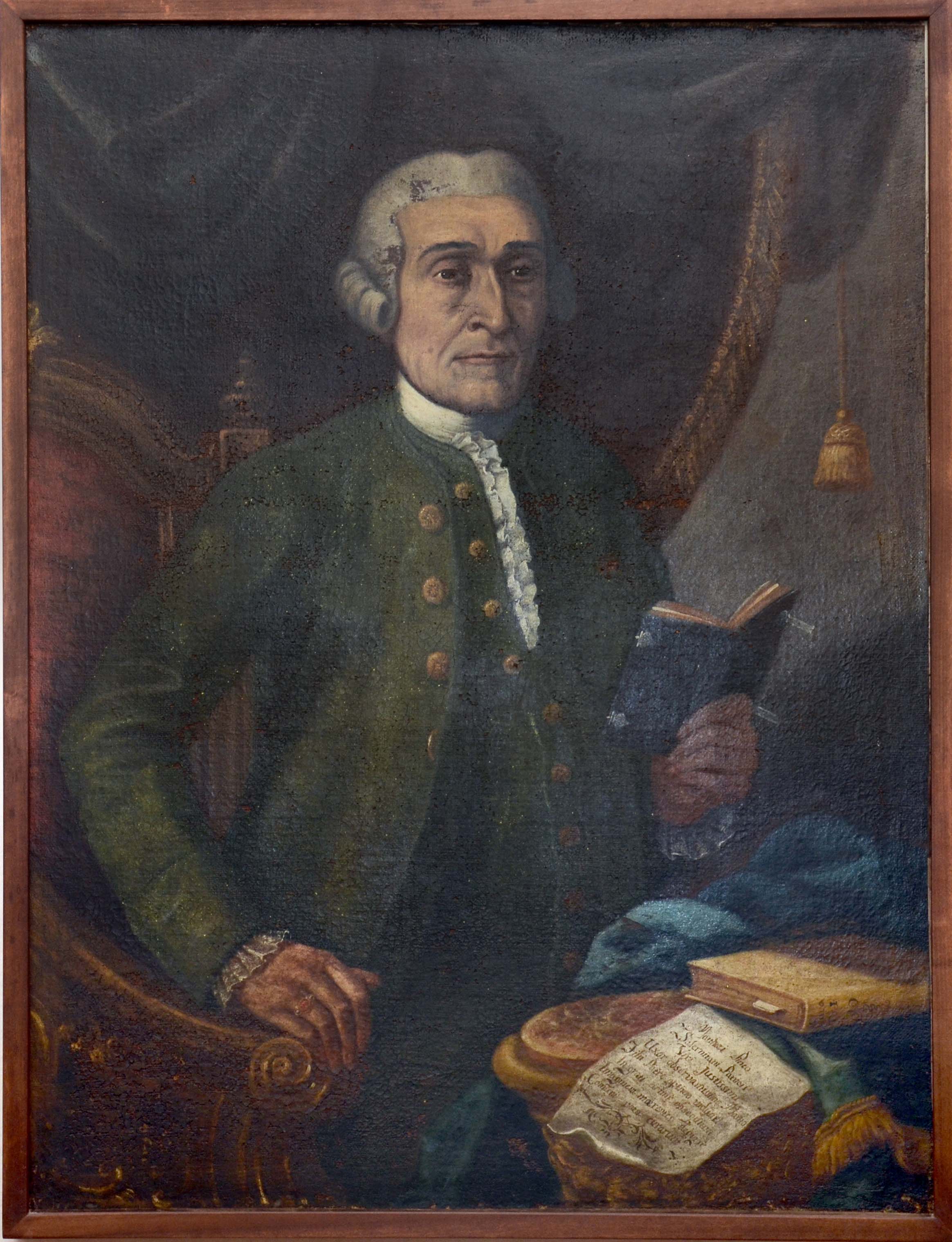 ritratto del marchese Pinto, ritratto del marchese Pinto (dipinto) di Carlo Amalfi (scuola) - ambito salernitano (seconda metà XVIII)