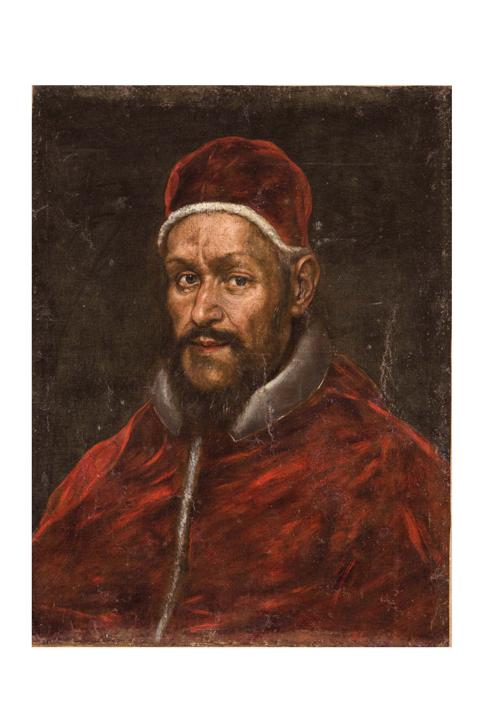 Ritratto di papa (Clemente VIII?), Ritratto di papa (Clemente VIII?) (dipinto) di Ignoto - ambito Italia meridionale (XVII)