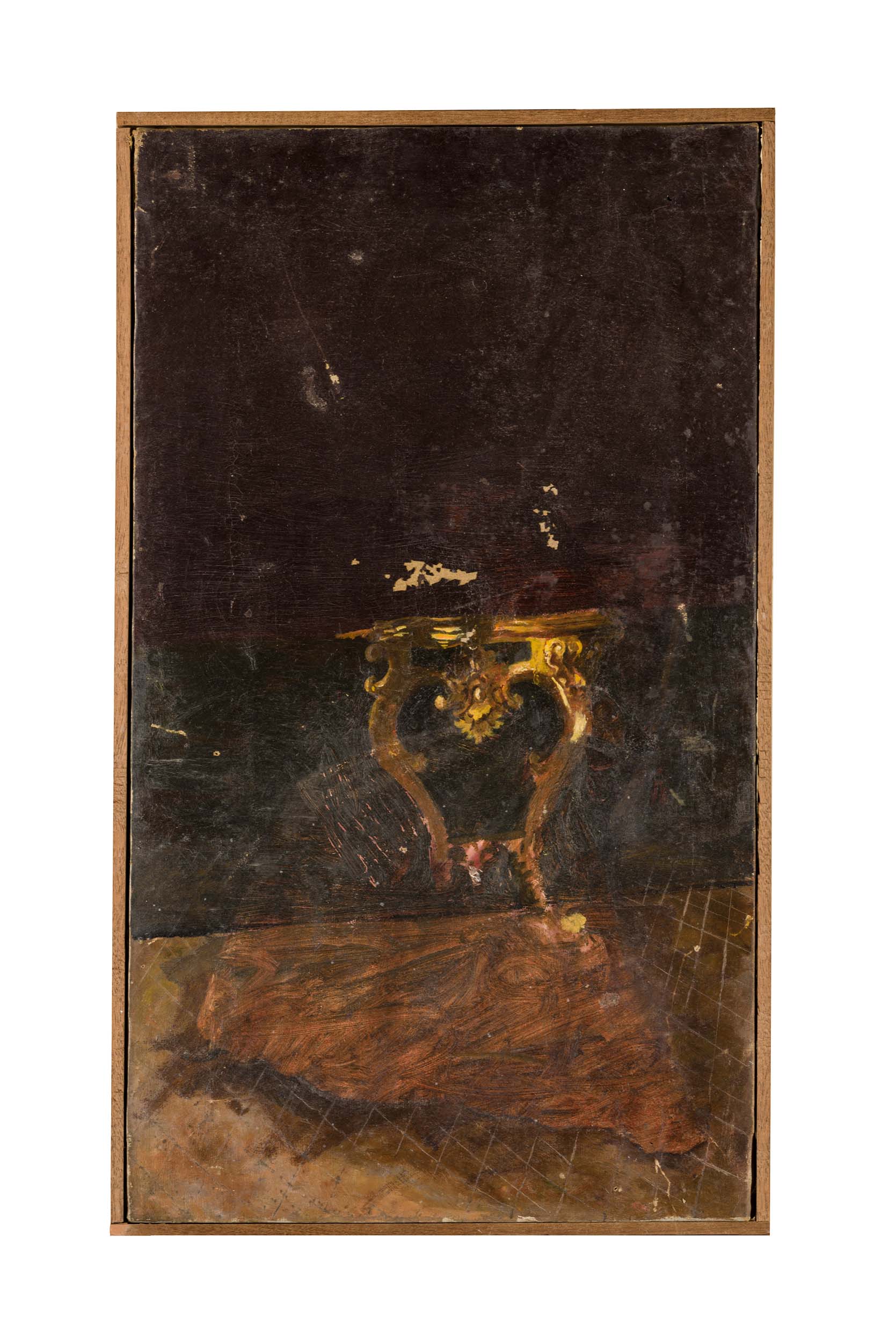 bozzetto arredo dimora Pinto (?), bozzetto arredo dimora Pinto (?) (dipinto) di ignoto di ambito campano - ambito Italia meridionale (prima metà XX)