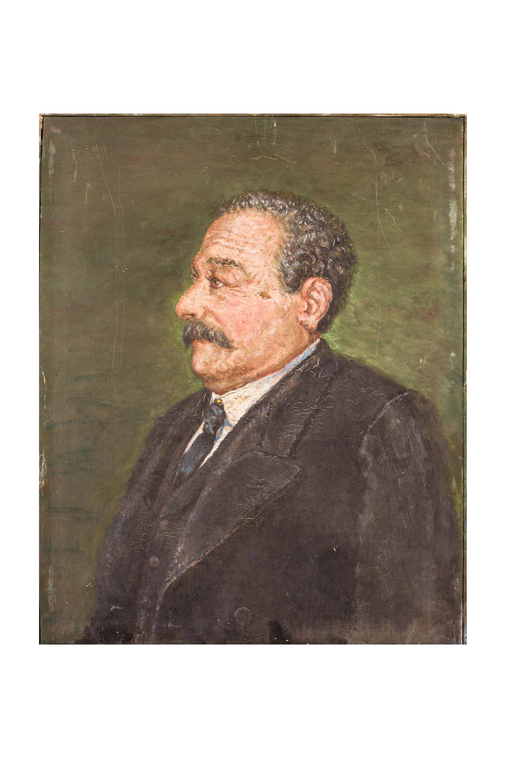 Ritratto di uomo, Ritratto di uomo (famiglia Pinto?) (dipinto) di ignoto di ambito campano - ambito Italia meridionale (prima metà XX)