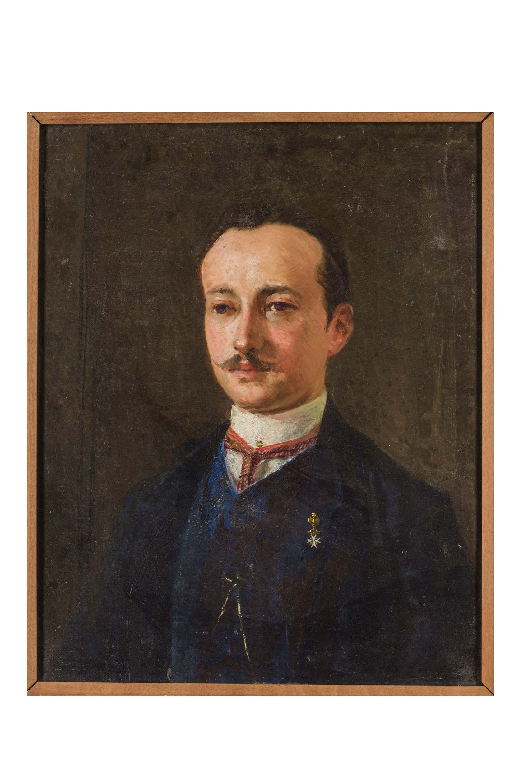 Ritratto di uomo, Ritratto di uomo (famiaglia Pinto?) (dipinto) di ignoto, ambito campano - ambito Italia meridionale (seconda metà XIX)