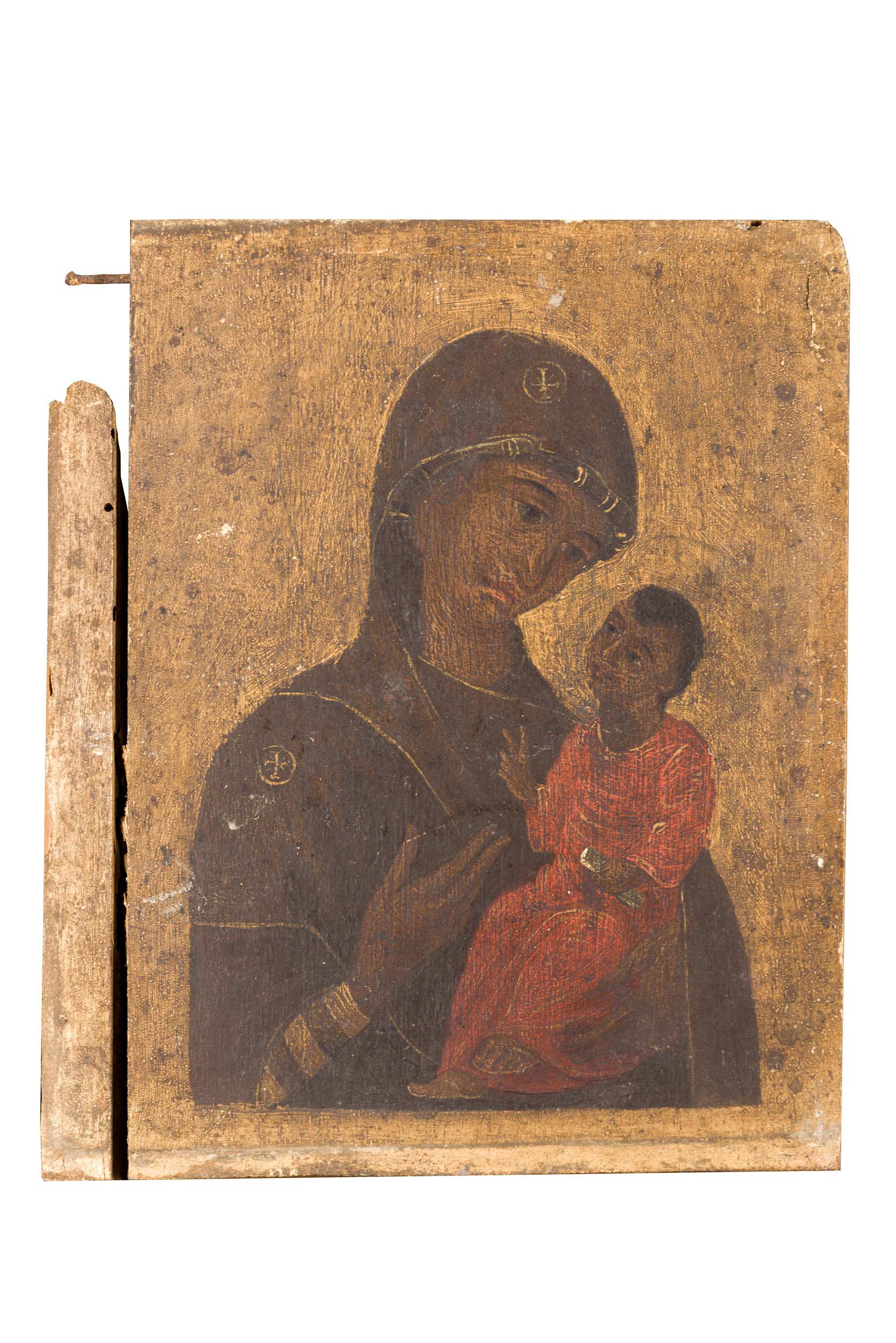 Madonna con bambino, Madonna con bambino (dipinto) di Ignoto (attribuito) - ambito Italia meridionale (XVIII)