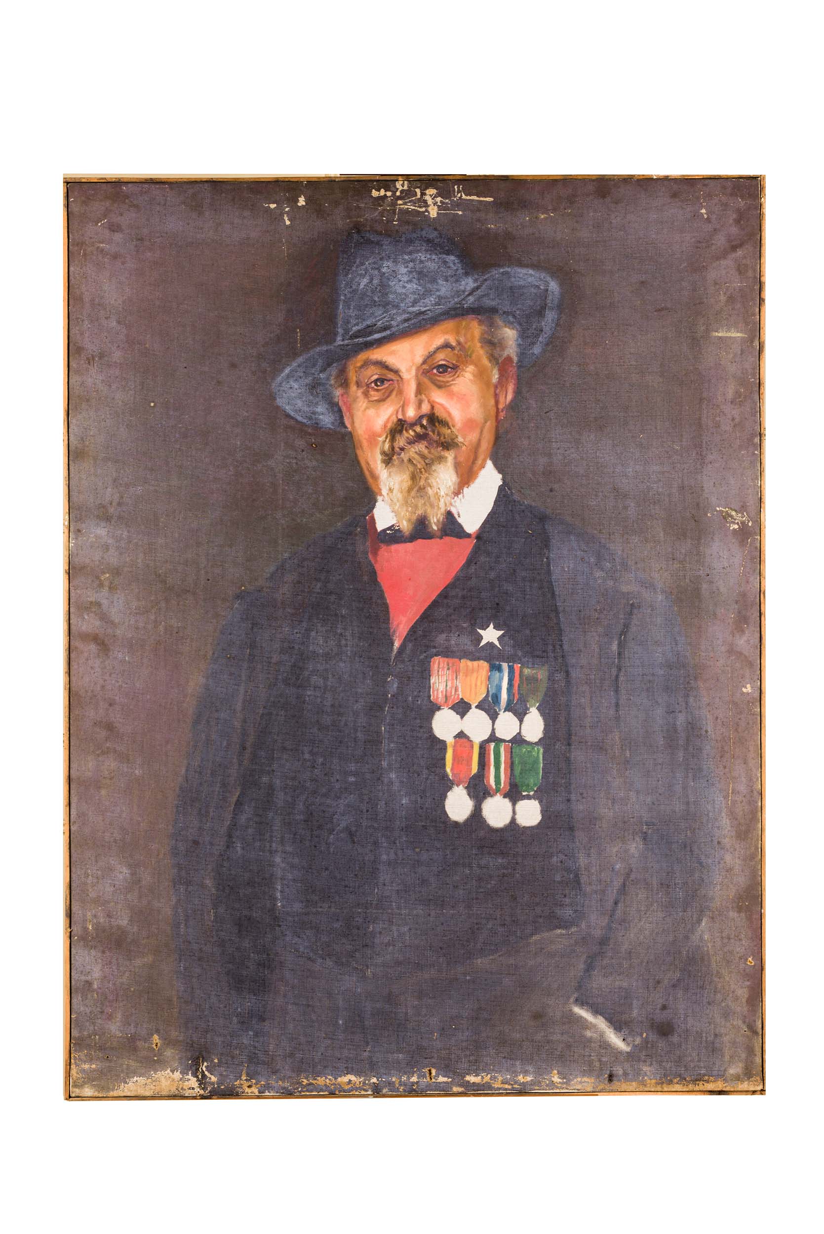 Ritratto di un ufficiale (famiglia Pinto?), Ritratto di un ufficiale (famiglia Pinto?) (dipinto) di ignoto di ambito campano (attribuito) - ambito Italia meridionale (prima metà XX)